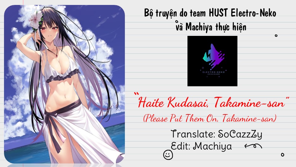 Haite Kudasai, Takamine San Chapter 52 - 22