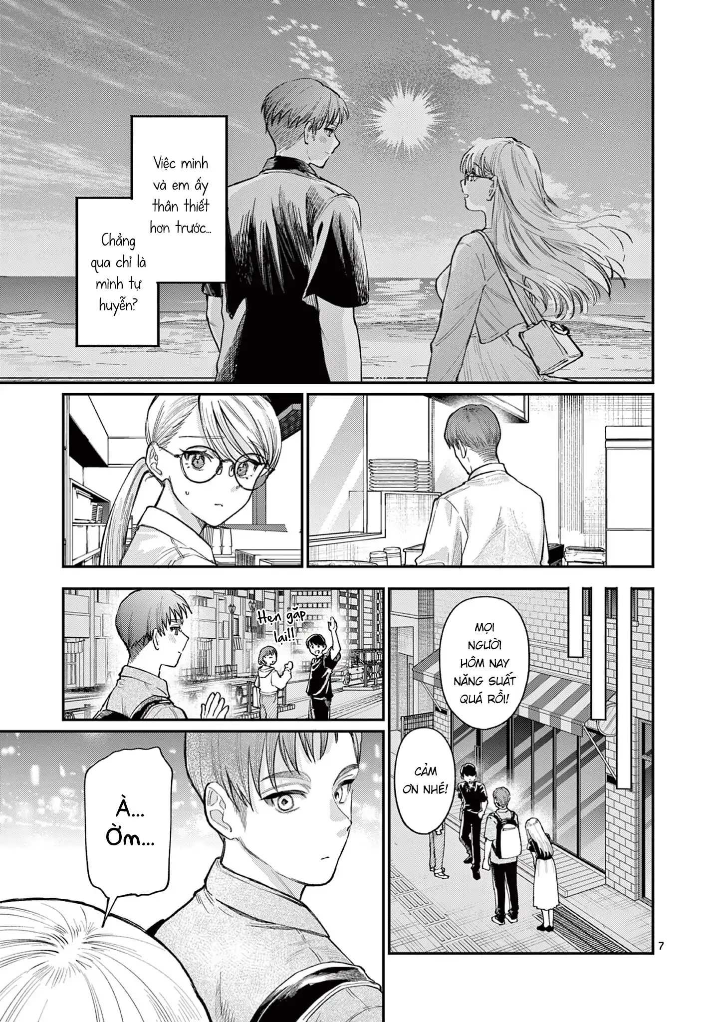 Tình yêu màu Lam nhà Wakaba Chapter 34 - 7