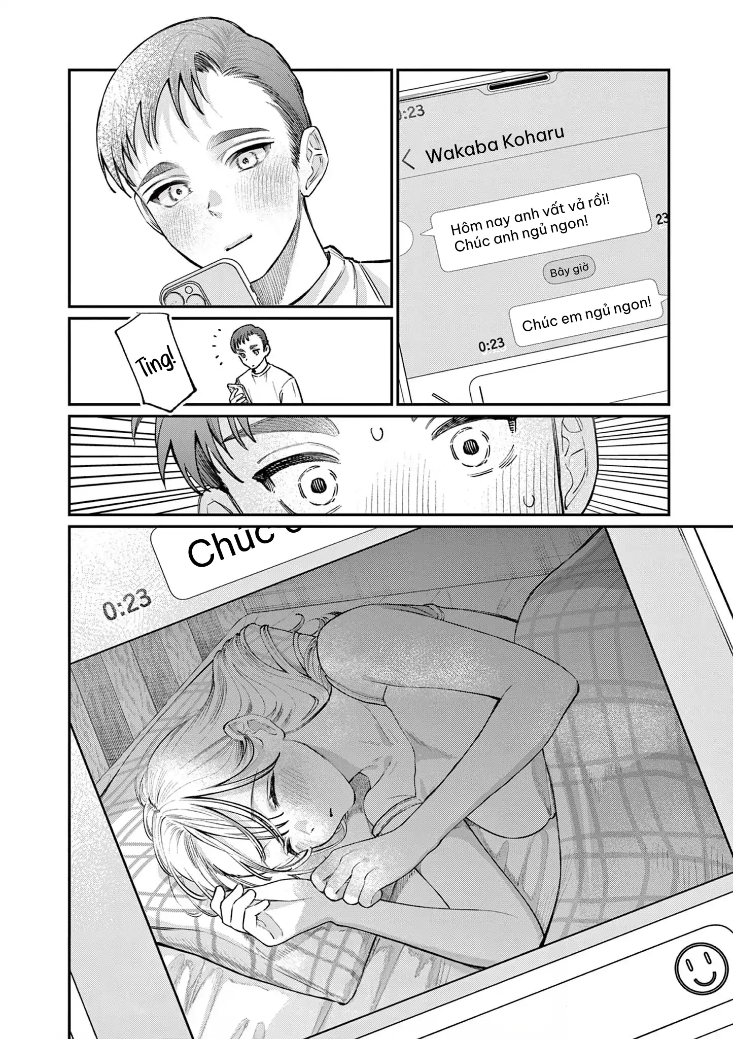 Tình yêu màu Lam nhà Wakaba Chapter 34 - 16