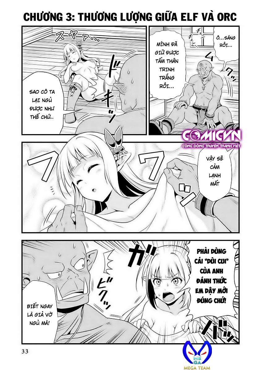Elf Damdang Và Orc Nghiêm Túc - Hentai Erufutomajime Chapter 3 - 3