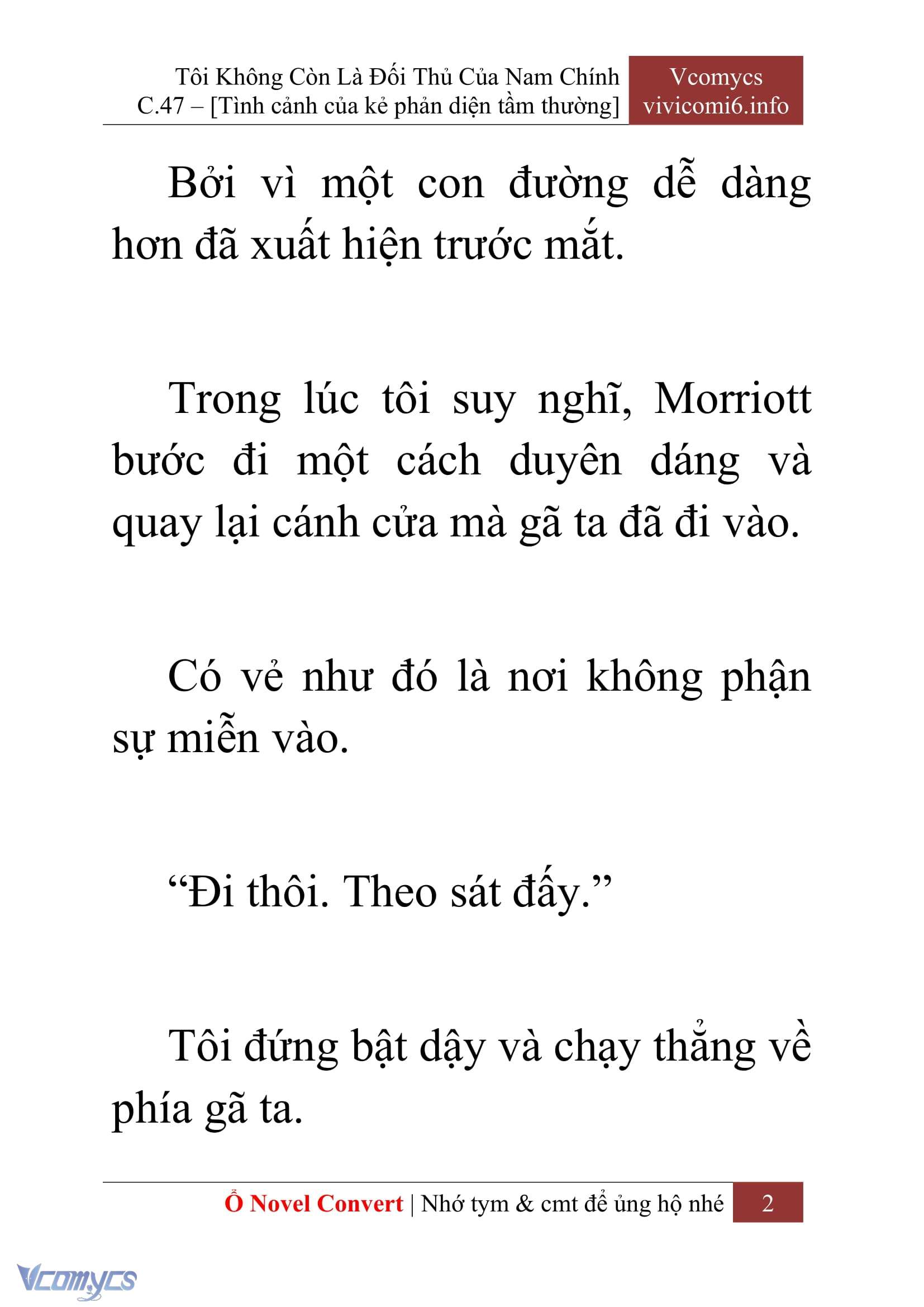 [Novel] Tôi Không Còn Là Đối Thủ Của Nam Chính Chapter  47 - 4
