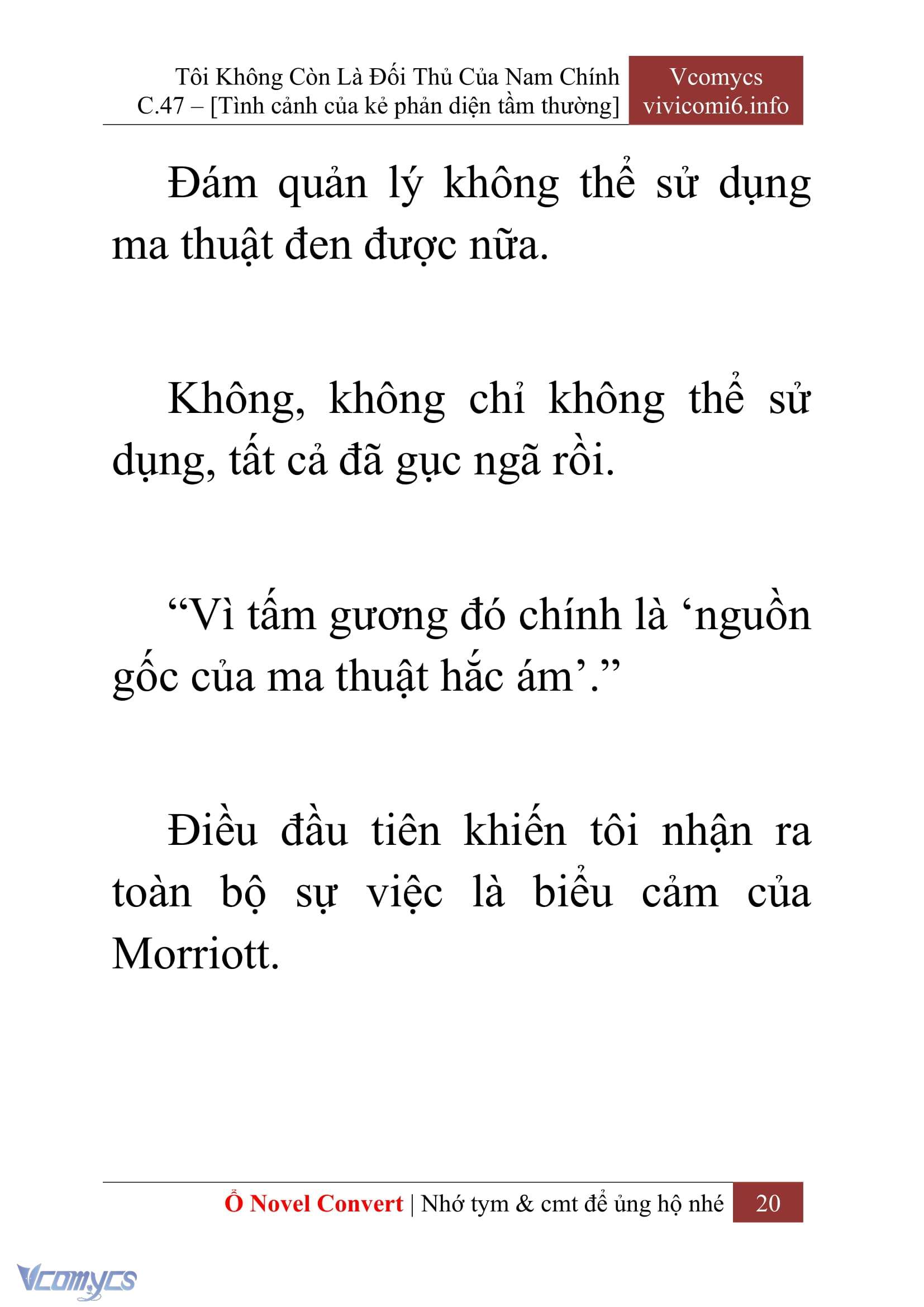 [Novel] Tôi Không Còn Là Đối Thủ Của Nam Chính Chapter  47 - 22