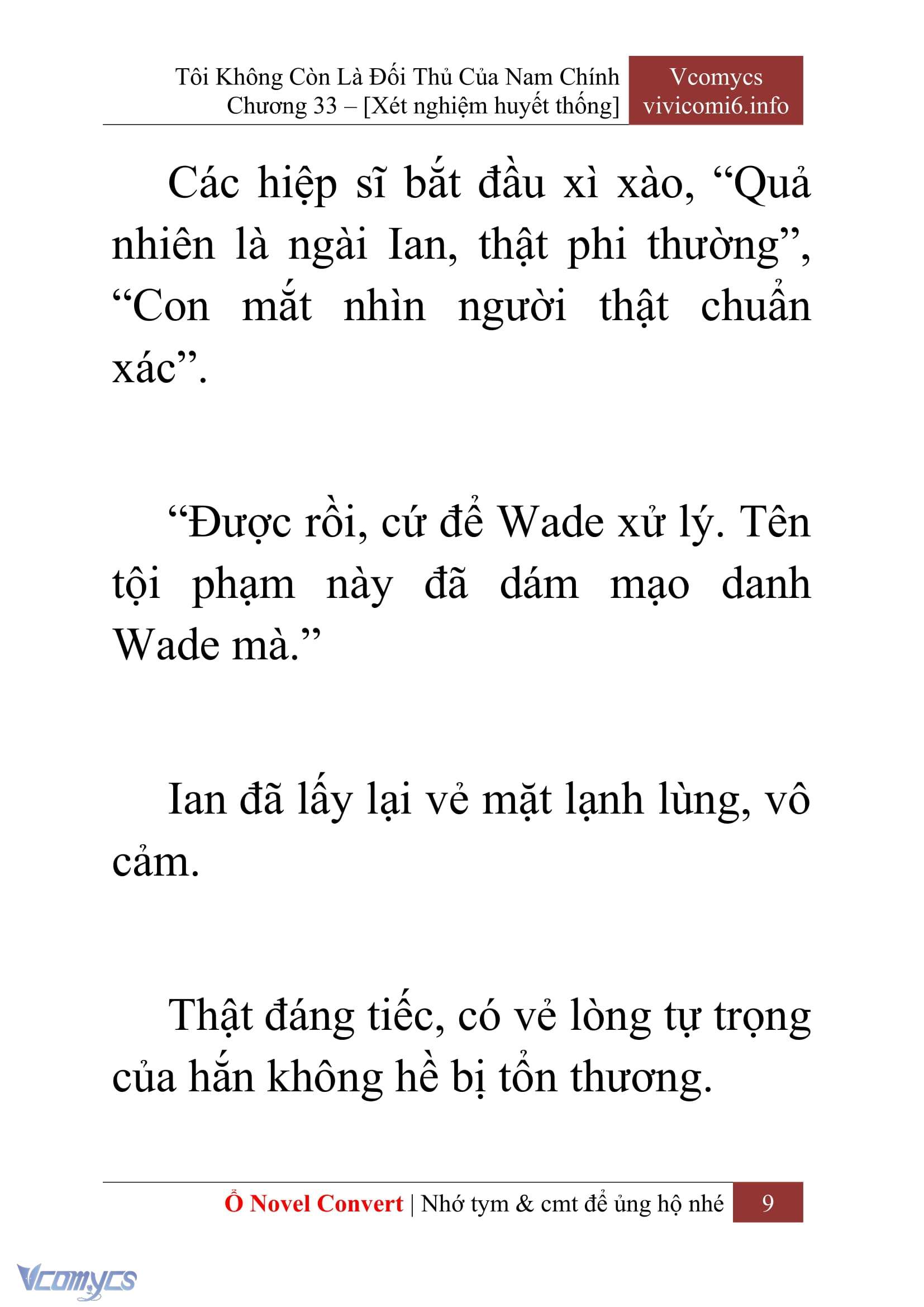 [Novel] Tôi Không Còn Là Đối Thủ Của Nam Chính Chapter  33 - 11