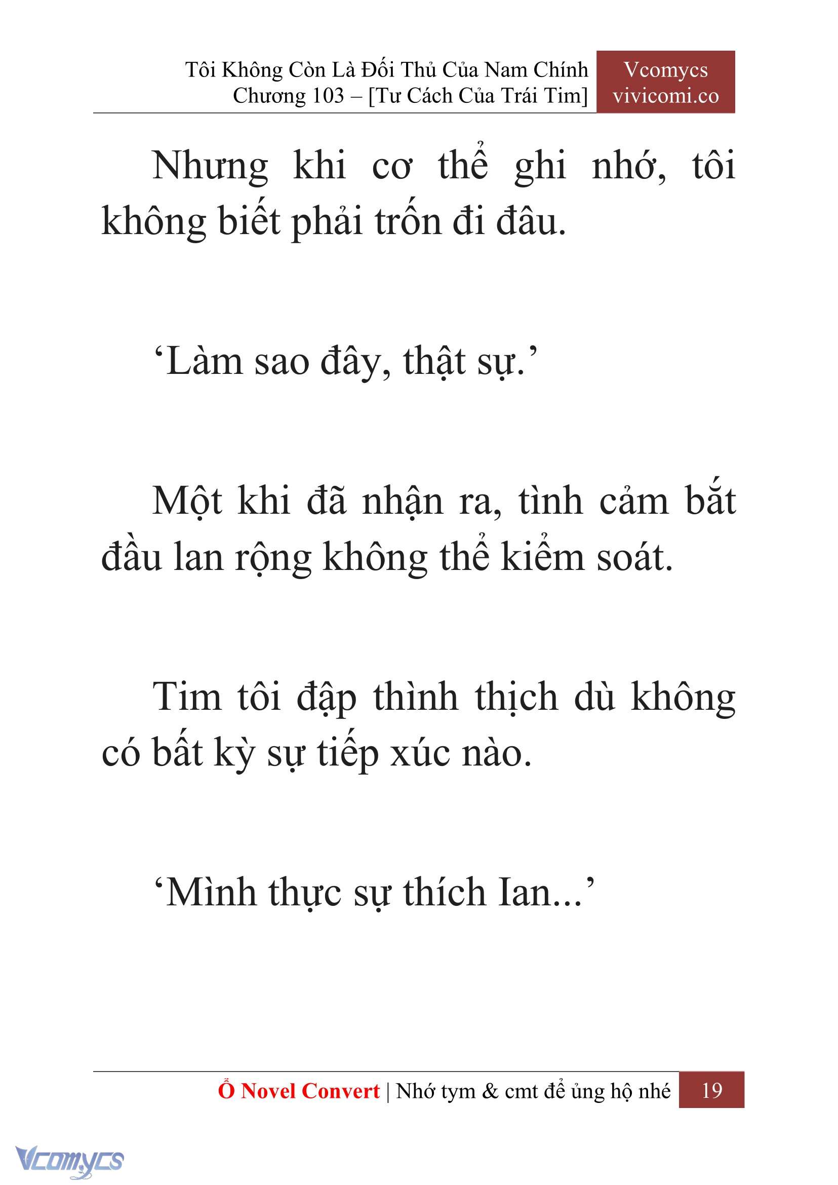 [Novel] Tôi Không Còn Là Đối Thủ Của Nam Chính Chapter  103 - 21