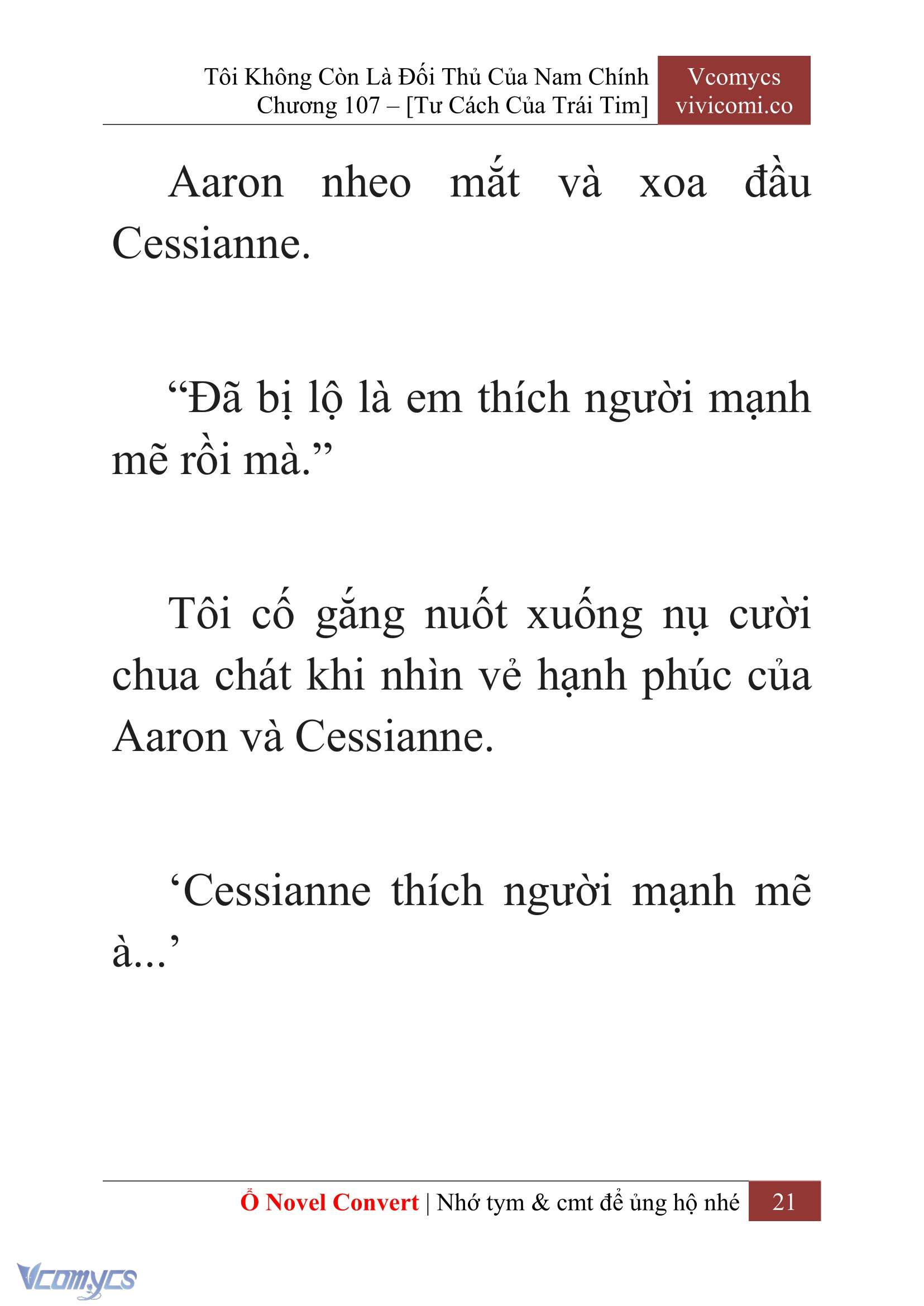 [Novel] Tôi Không Còn Là Đối Thủ Của Nam Chính Chapter  107 - 23