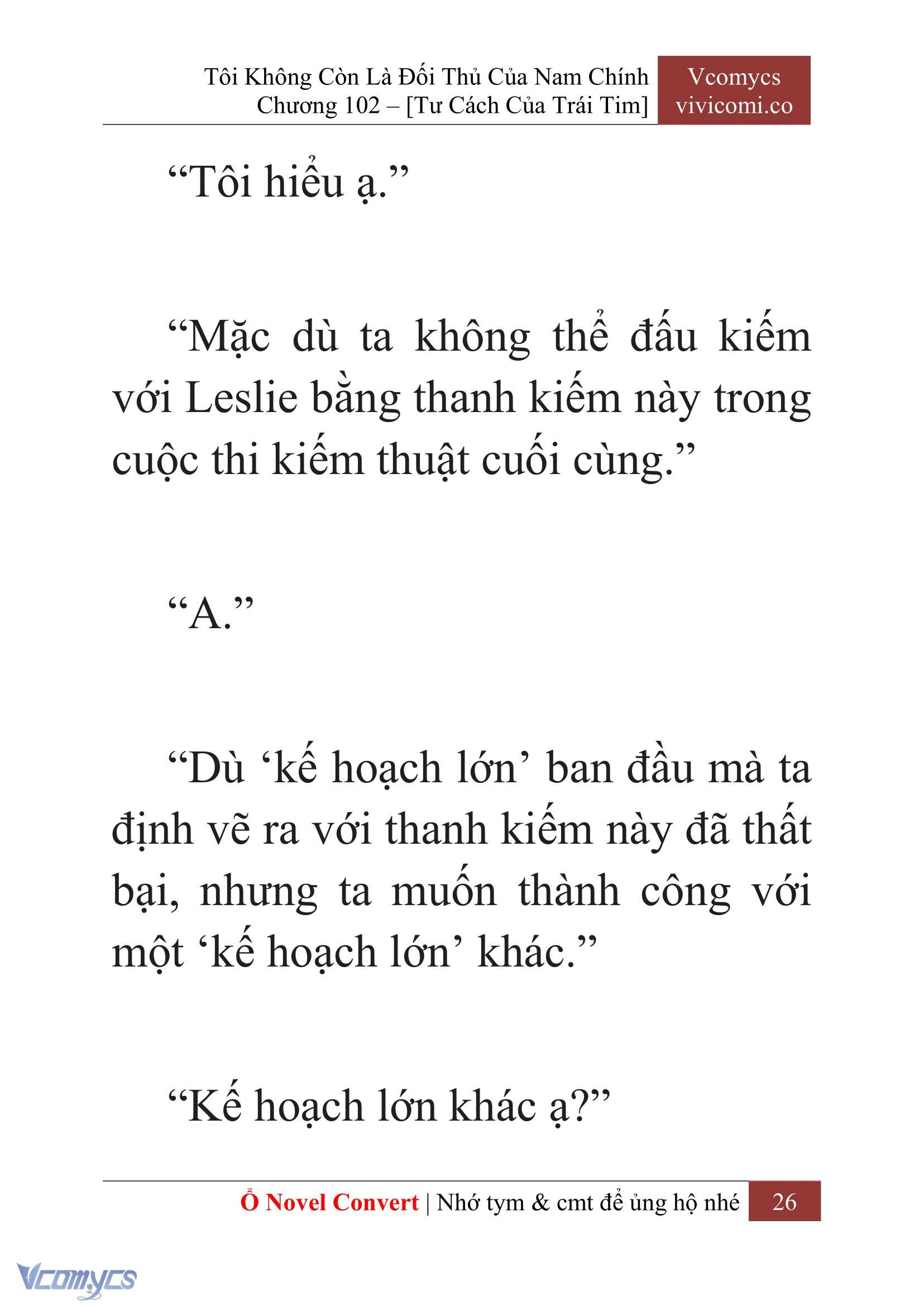 [Novel] Tôi Không Còn Là Đối Thủ Của Nam Chính Chapter  102 - 28