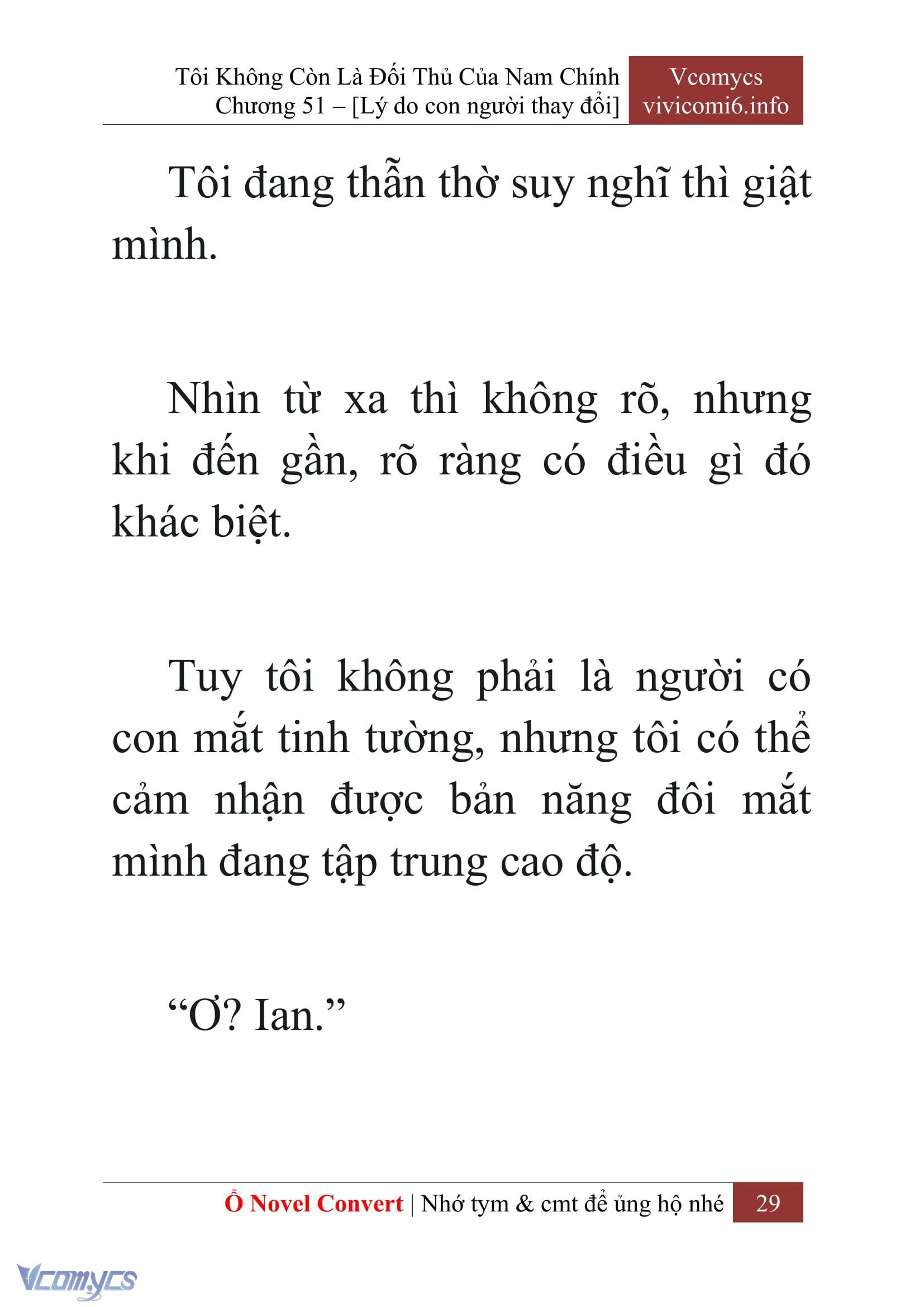 [Novel] Tôi Không Còn Là Đối Thủ Của Nam Chính Chapter  51 - 31