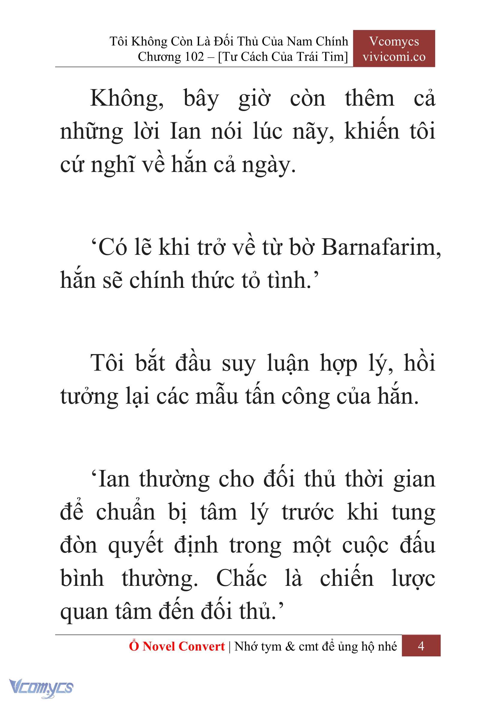 [Novel] Tôi Không Còn Là Đối Thủ Của Nam Chính Chapter  102 - 6