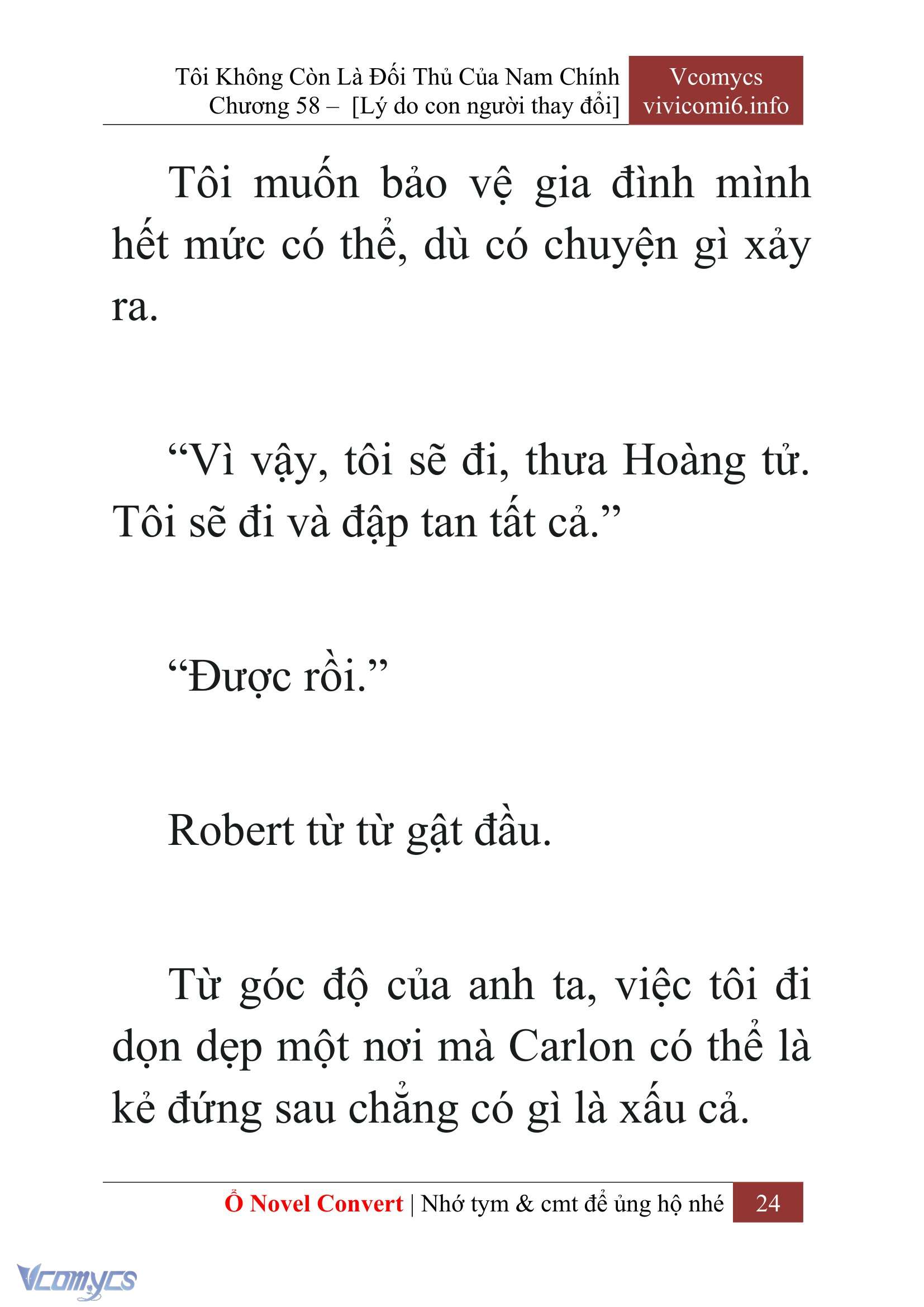 [Novel] Tôi Không Còn Là Đối Thủ Của Nam Chính Chapter  58 - 26