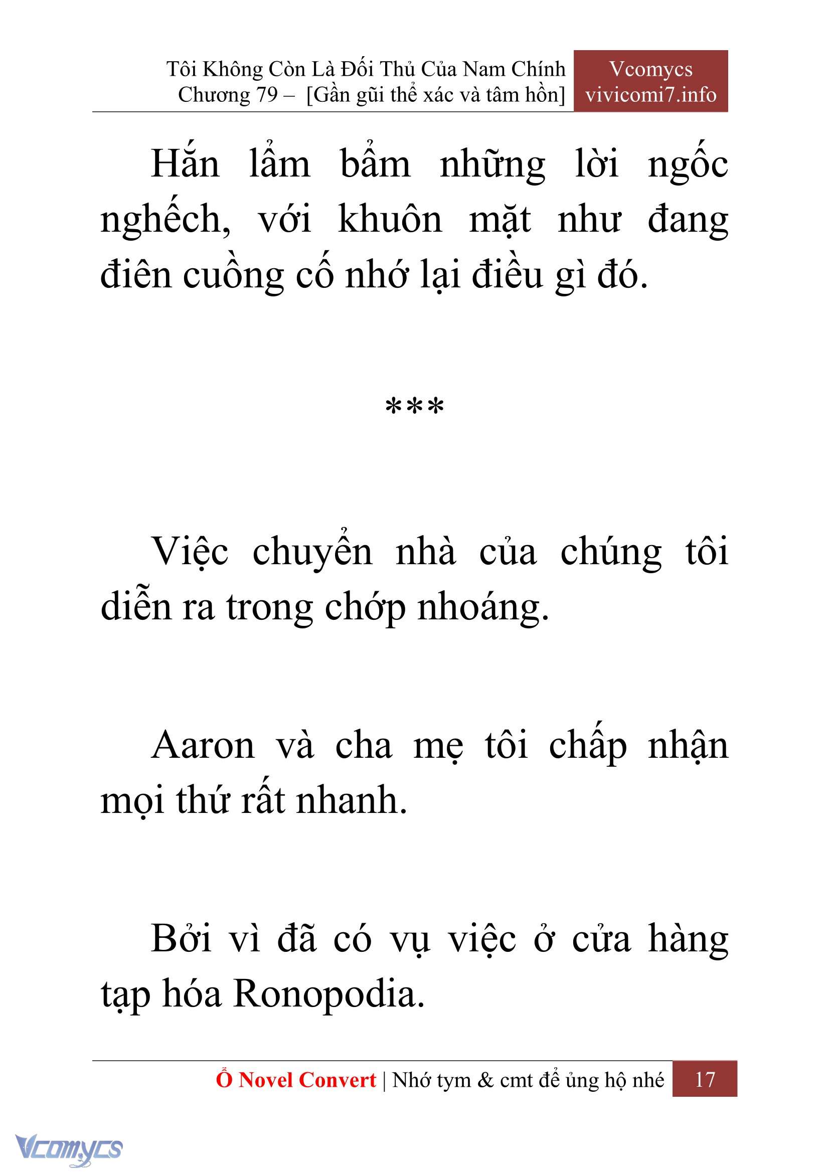 [Novel] Tôi Không Còn Là Đối Thủ Của Nam Chính Chapter  79 - 19