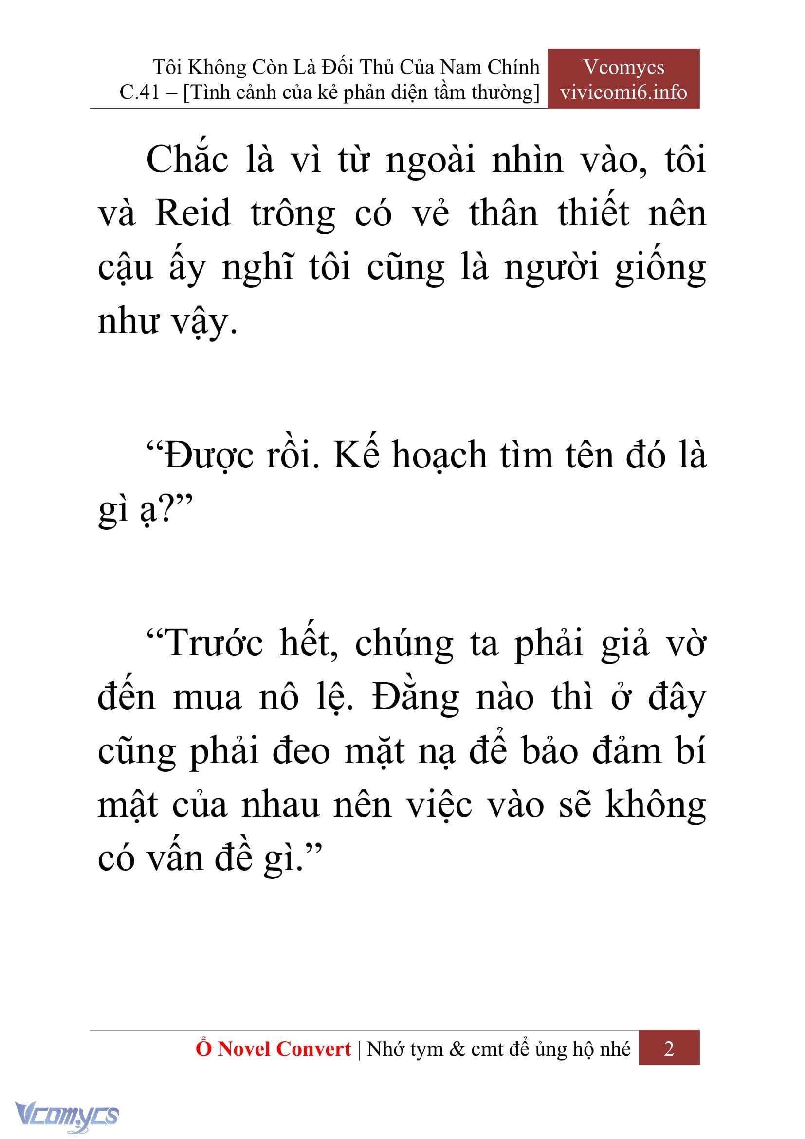 [Novel] Tôi Không Còn Là Đối Thủ Của Nam Chính Chapter  41 - 4