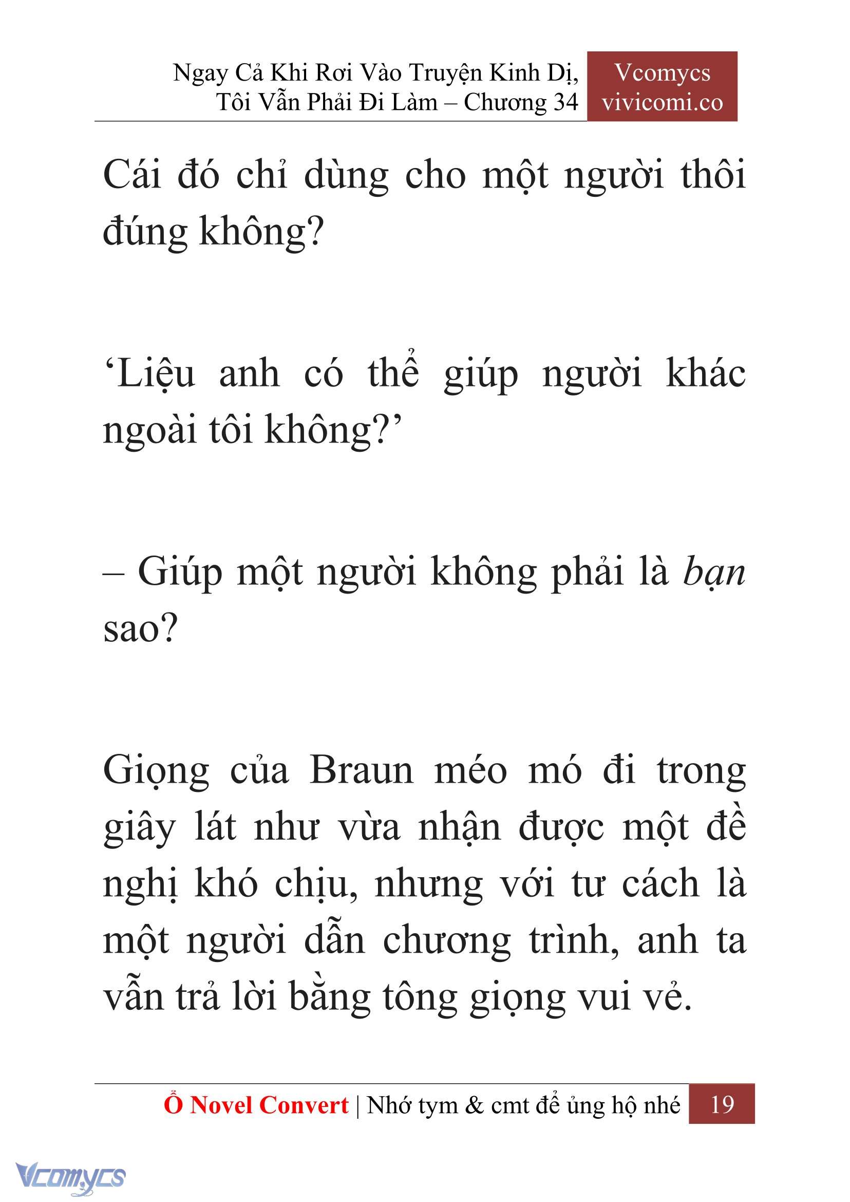 [Novel] Ngay Cả Khi Rơi Vào Truyện Kinh Dị, Tôi Vẫn Phải Đi Làm Chapter  34 - 21