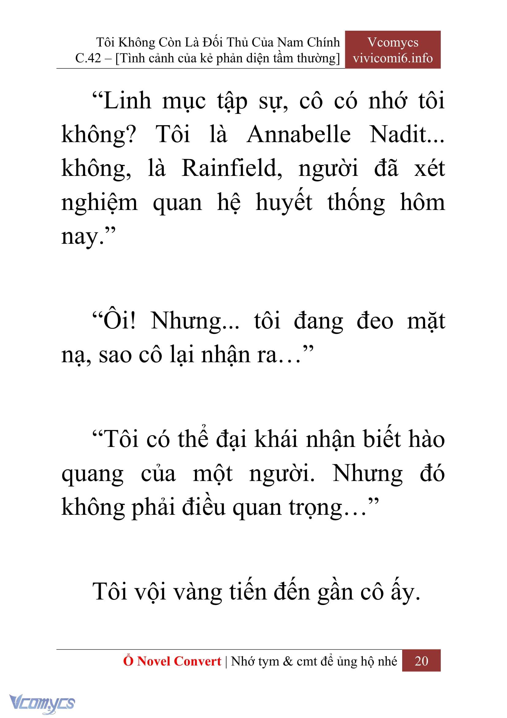 [Novel] Tôi Không Còn Là Đối Thủ Của Nam Chính Chapter  42 - 22