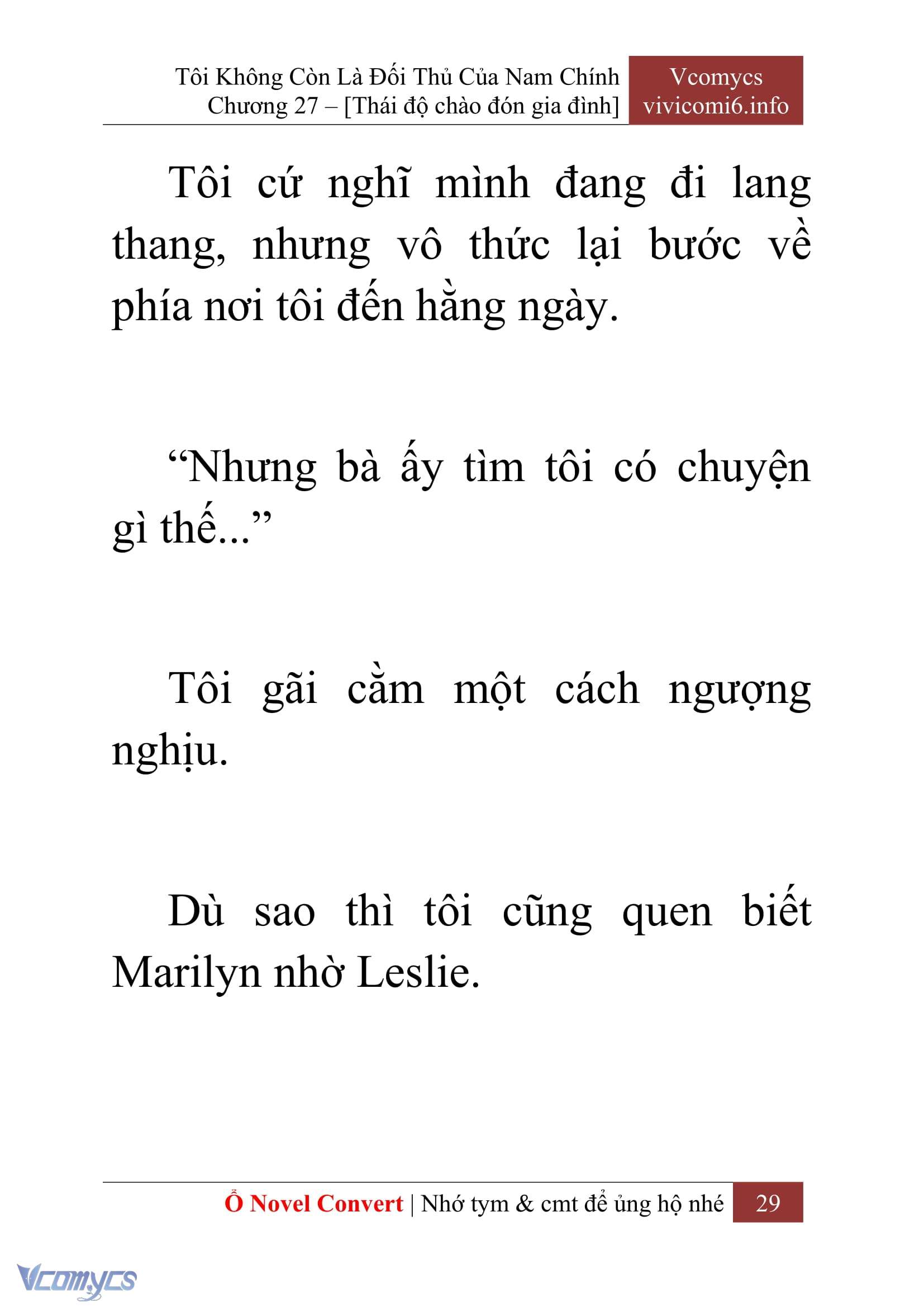 [Novel] Tôi Không Còn Là Đối Thủ Của Nam Chính Chapter  27 - 31