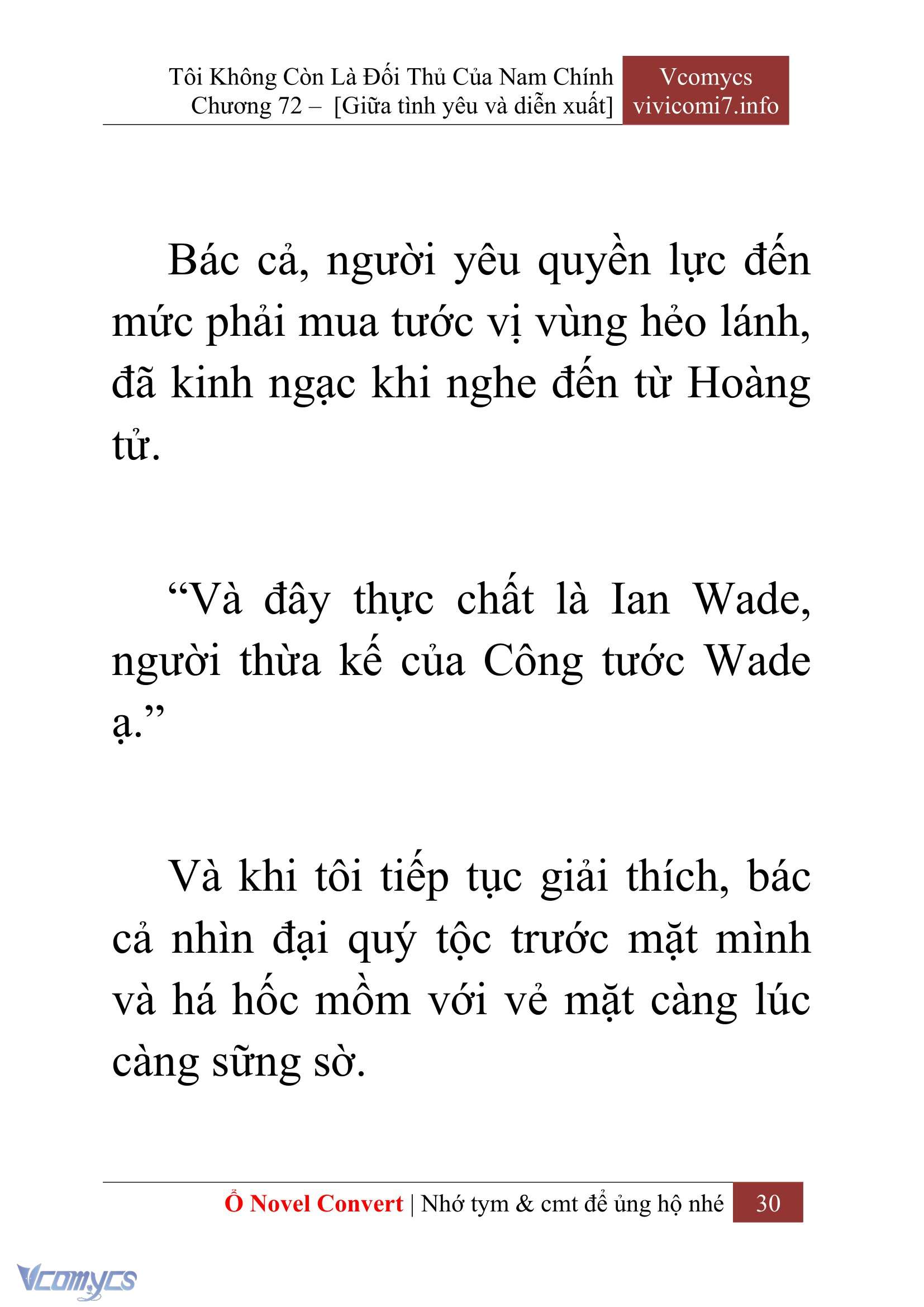 [Novel] Tôi Không Còn Là Đối Thủ Của Nam Chính Chapter  72 - 32