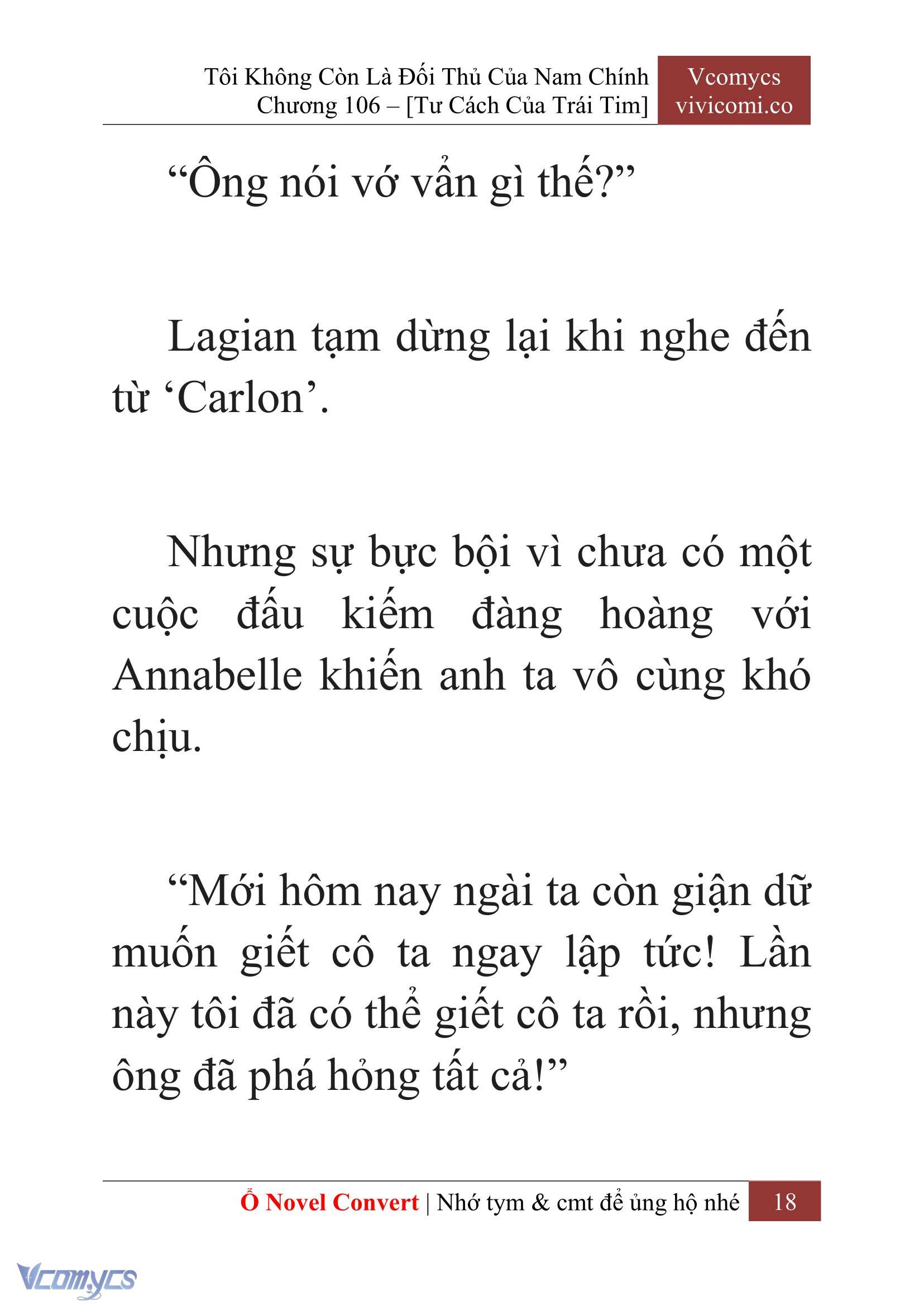 [Novel] Tôi Không Còn Là Đối Thủ Của Nam Chính Chapter  106 - 20