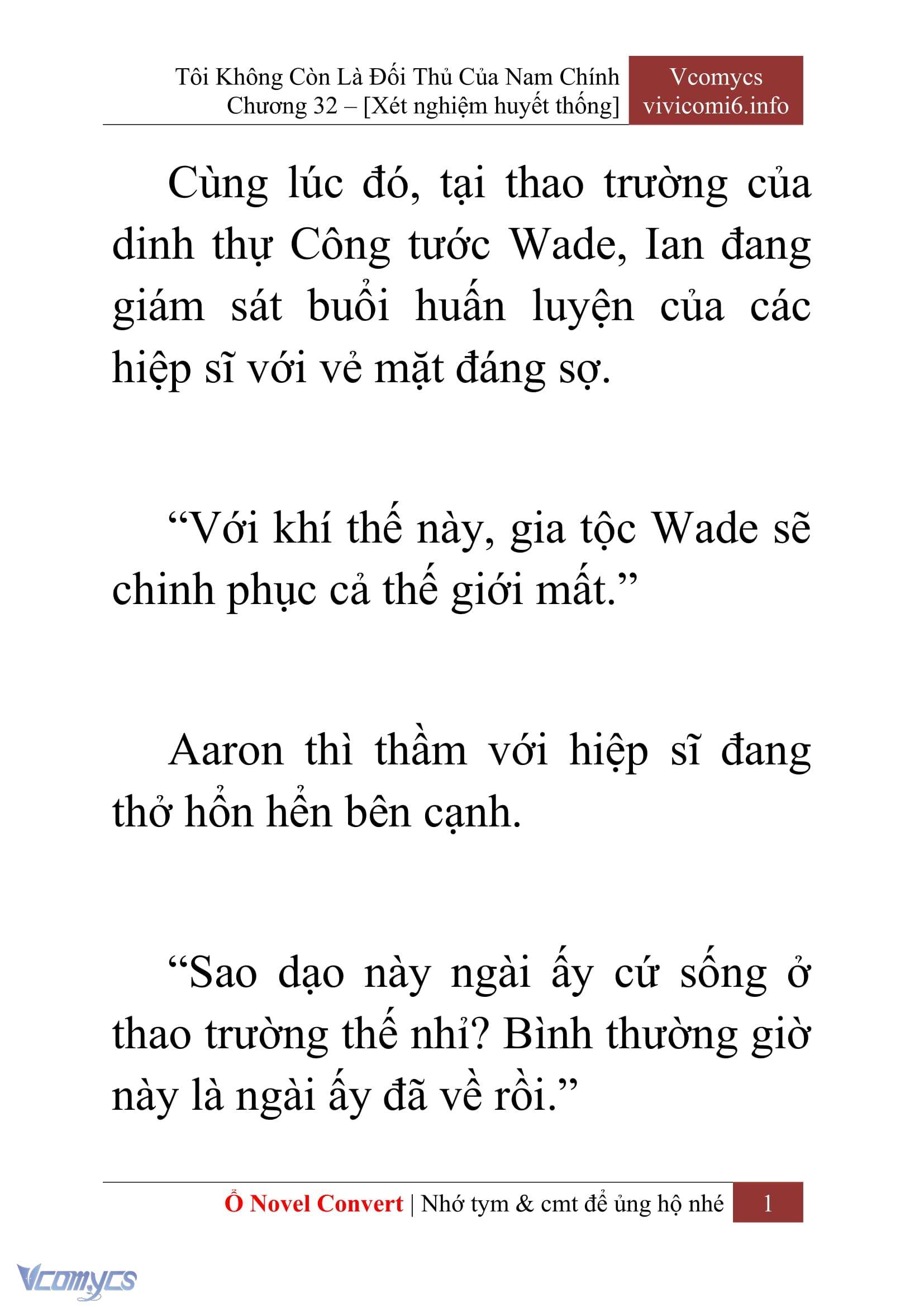 [Novel] Tôi Không Còn Là Đối Thủ Của Nam Chính Chapter  32 - 3