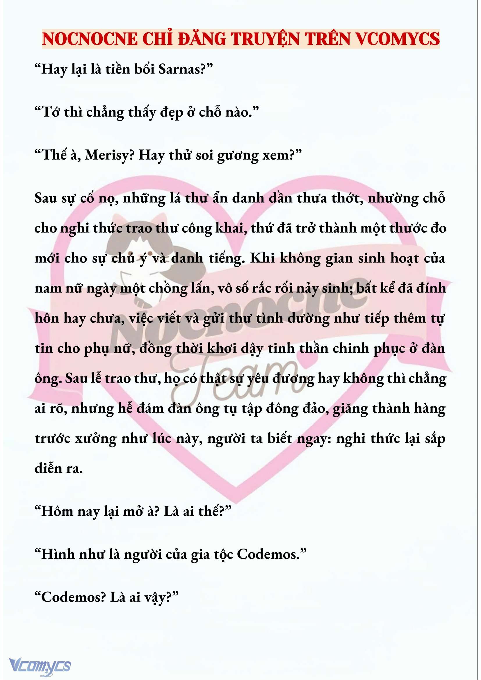 [NOVEL] CÁ RỪNG KHÔN NGOAN Chapter  109 - 11