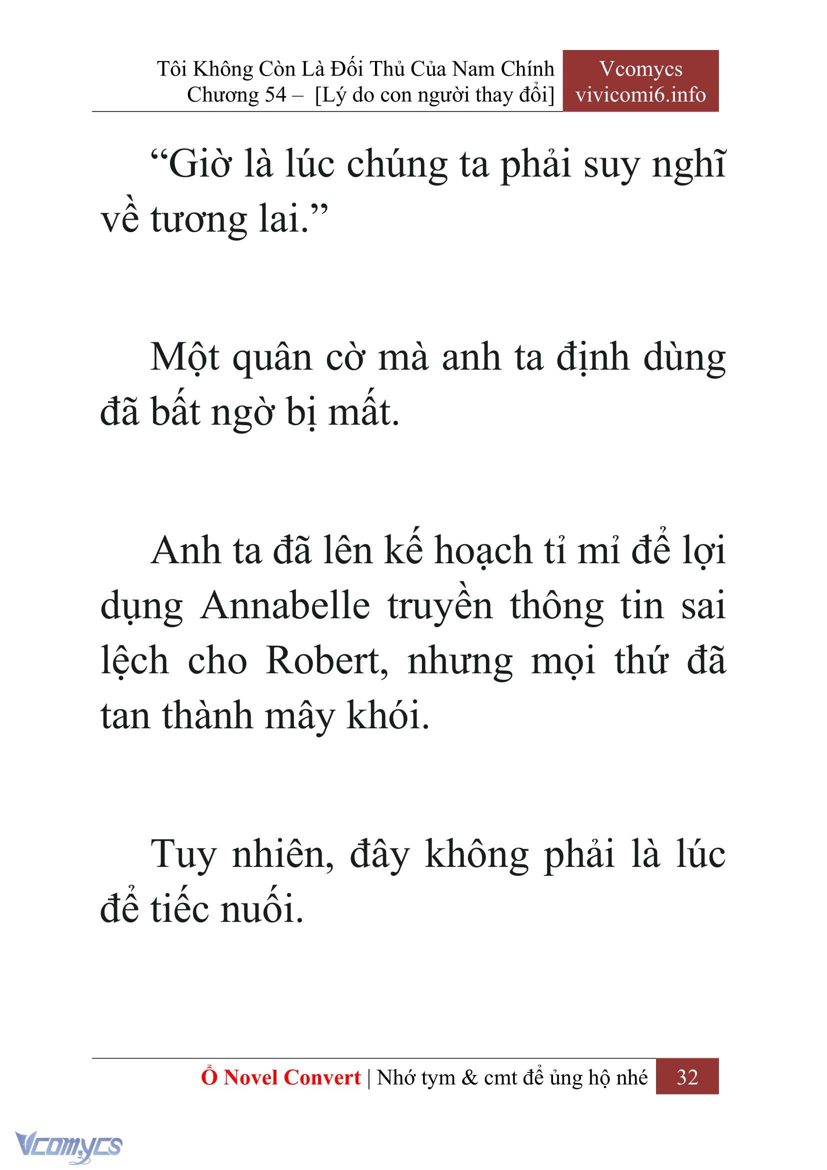 [Novel] Tôi Không Còn Là Đối Thủ Của Nam Chính Chapter  54 - 34