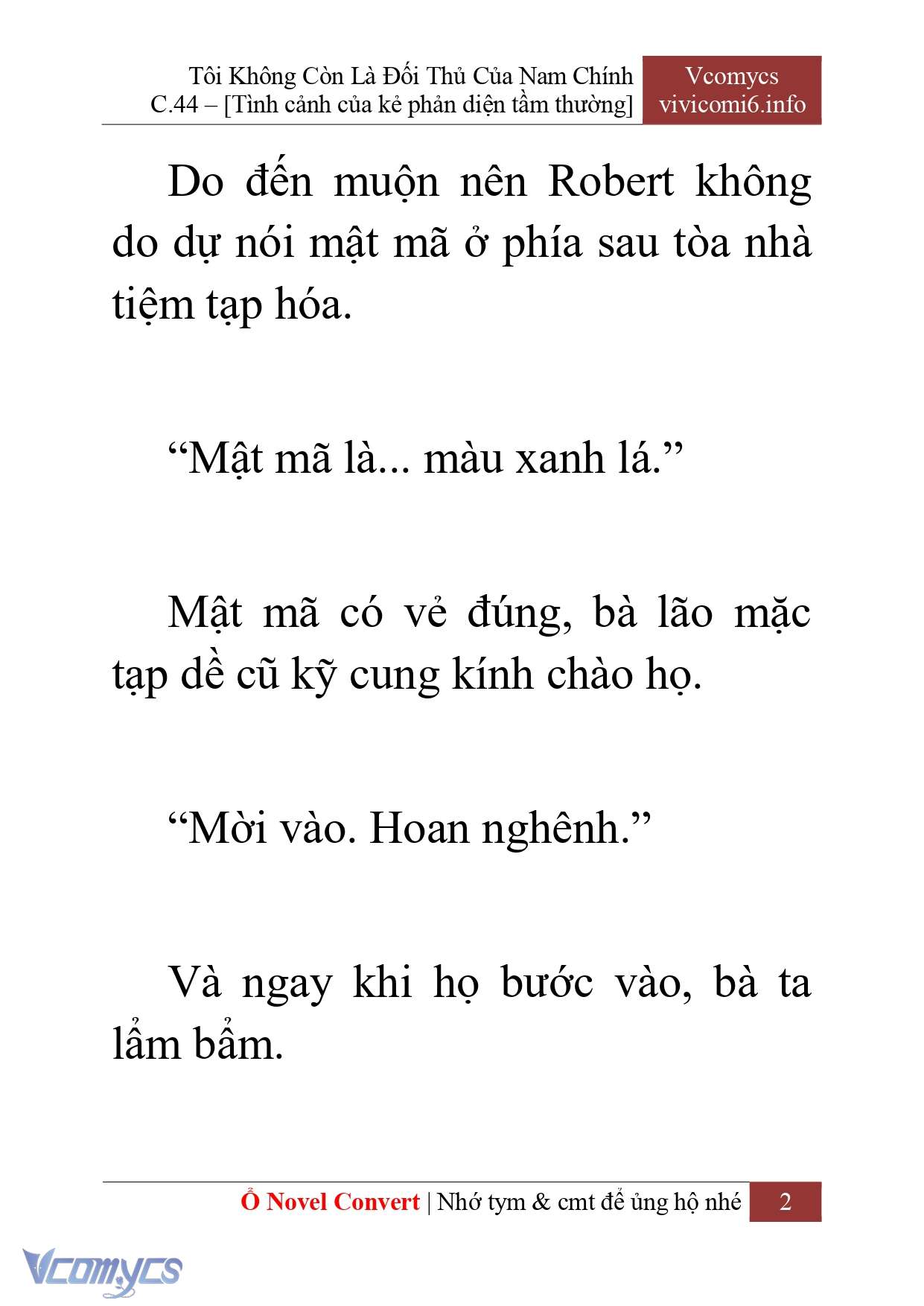 [Novel] Tôi Không Còn Là Đối Thủ Của Nam Chính Chapter  44 - 4