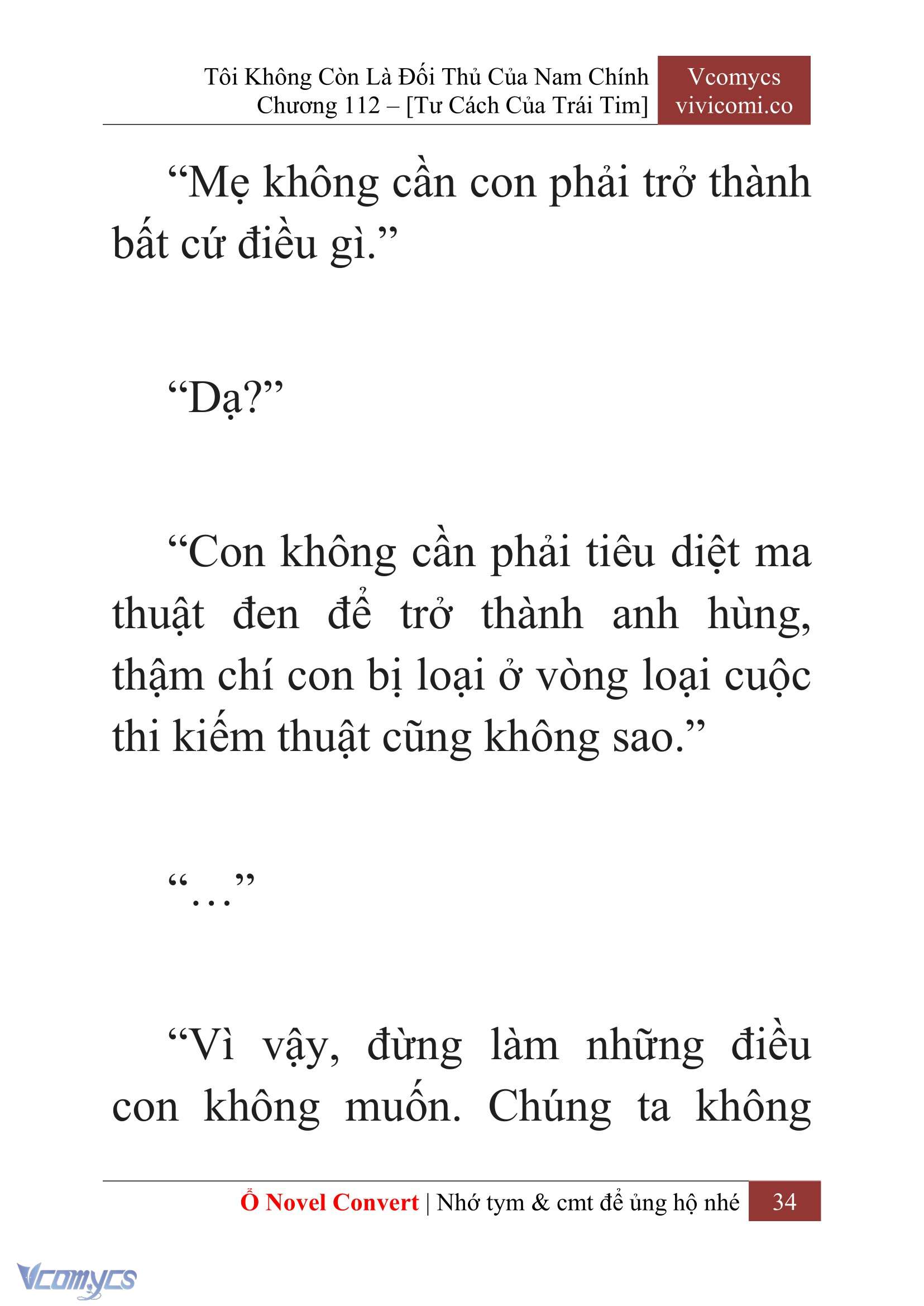 [Novel] Tôi Không Còn Là Đối Thủ Của Nam Chính Chapter  112 - 36