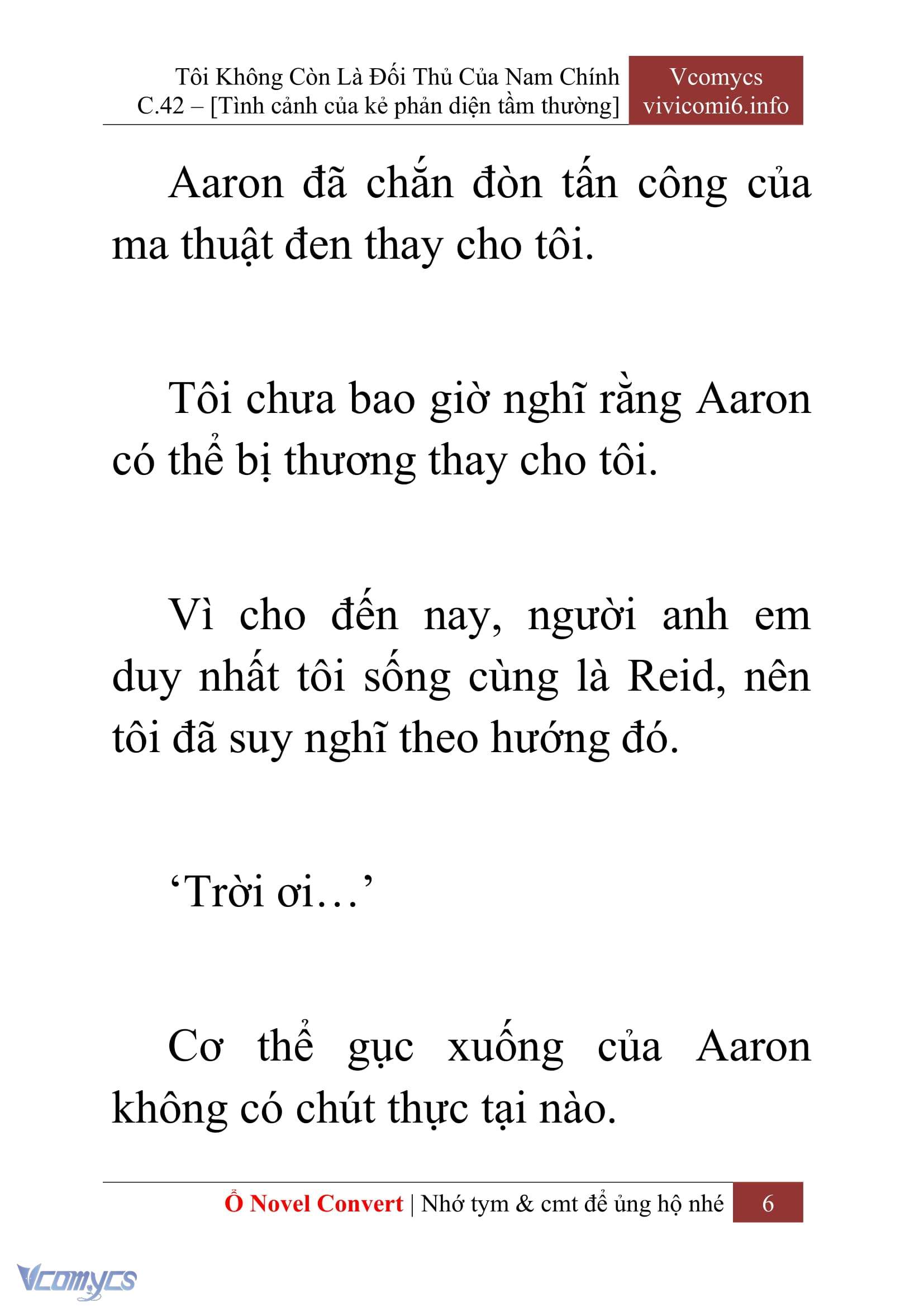[Novel] Tôi Không Còn Là Đối Thủ Của Nam Chính Chapter  42 - 8