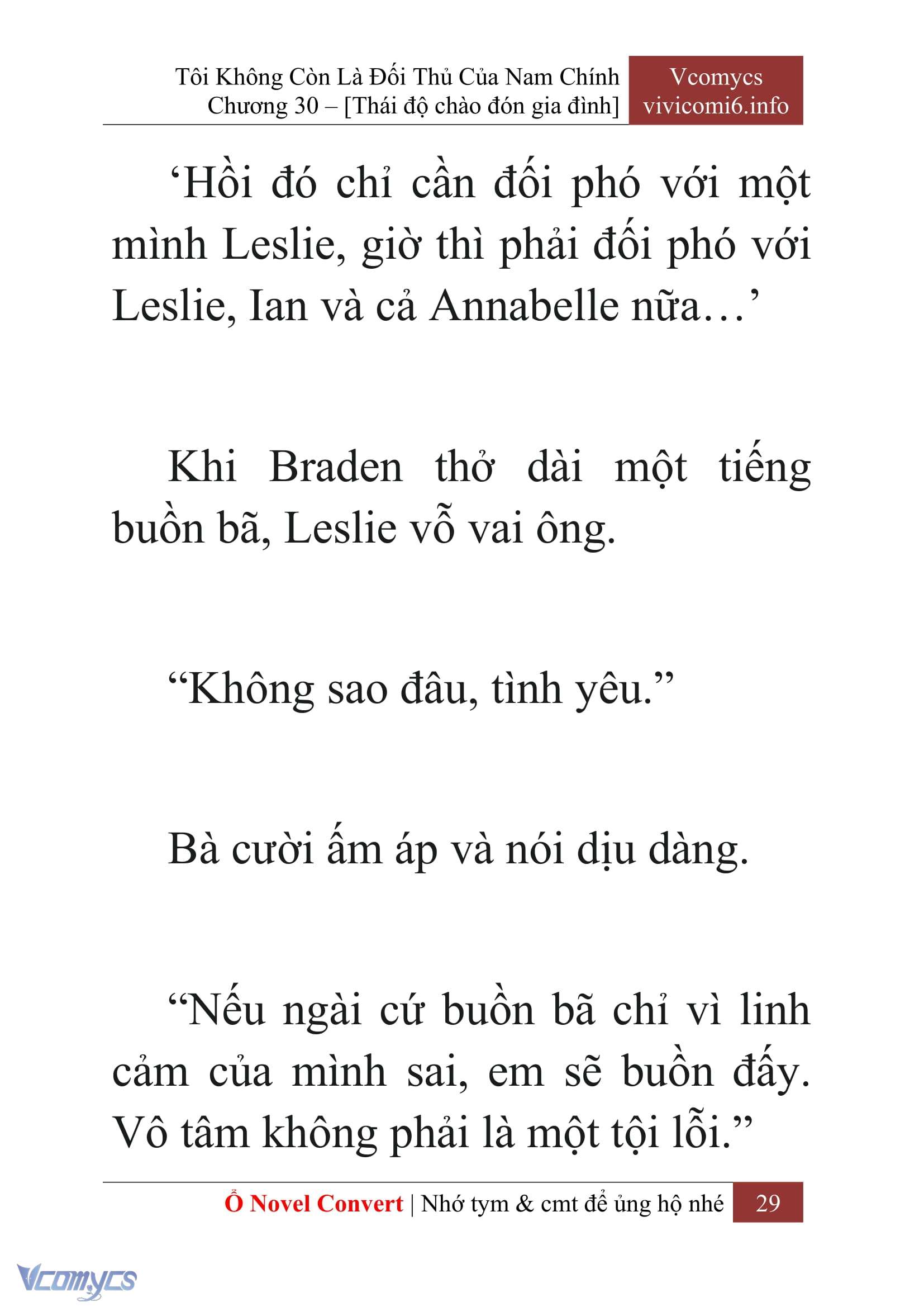 [Novel] Tôi Không Còn Là Đối Thủ Của Nam Chính Chapter  30 - 31