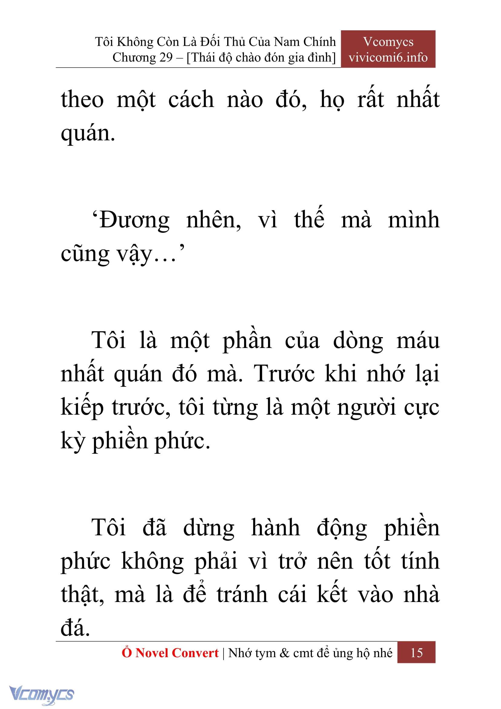 [Novel] Tôi Không Còn Là Đối Thủ Của Nam Chính Chapter  29 - 17