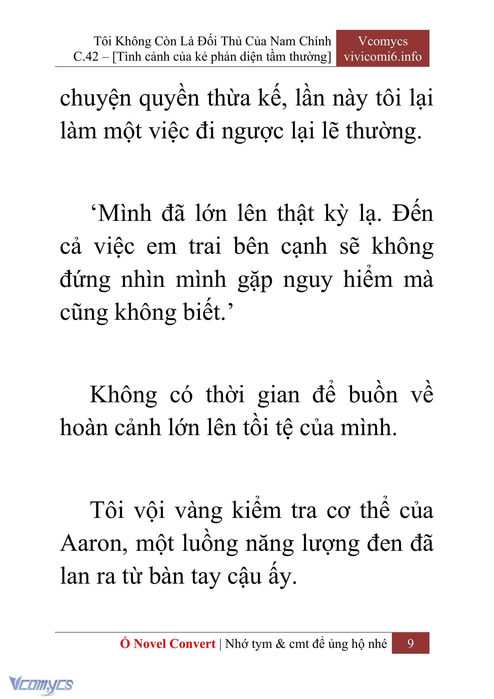 [Novel] Tôi Không Còn Là Đối Thủ Của Nam Chính Chapter  42 - 11