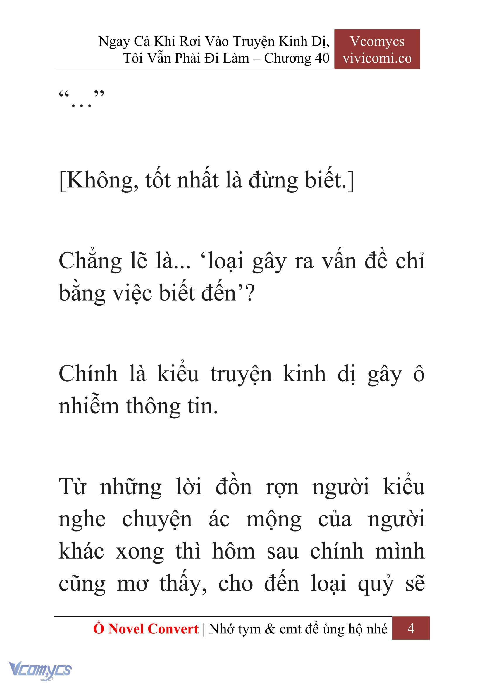 [Novel] Ngay Cả Khi Rơi Vào Truyện Kinh Dị, Tôi Vẫn Phải Đi Làm Chapter  40 - 6