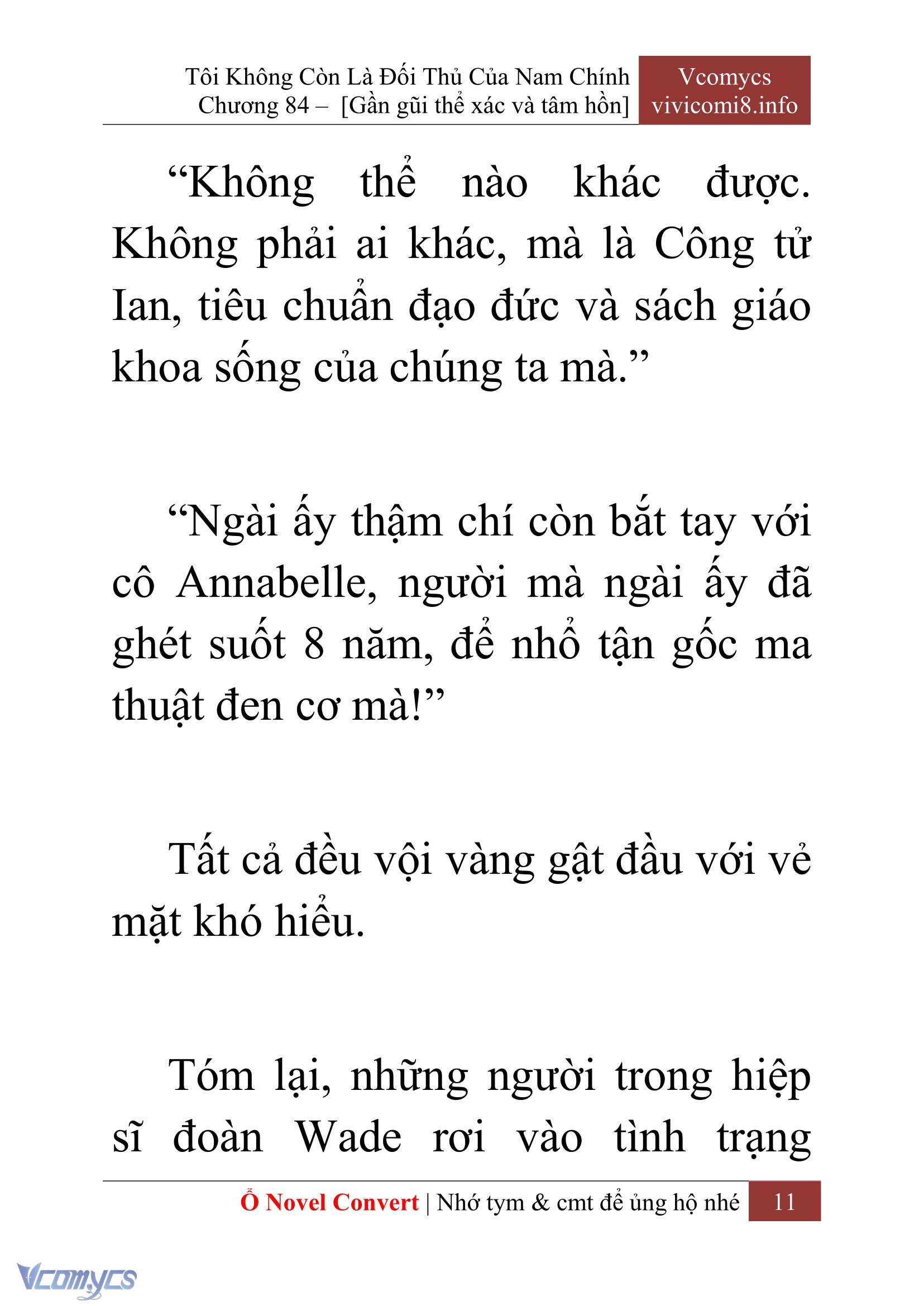[Novel] Tôi Không Còn Là Đối Thủ Của Nam Chính Chapter  84 - 13