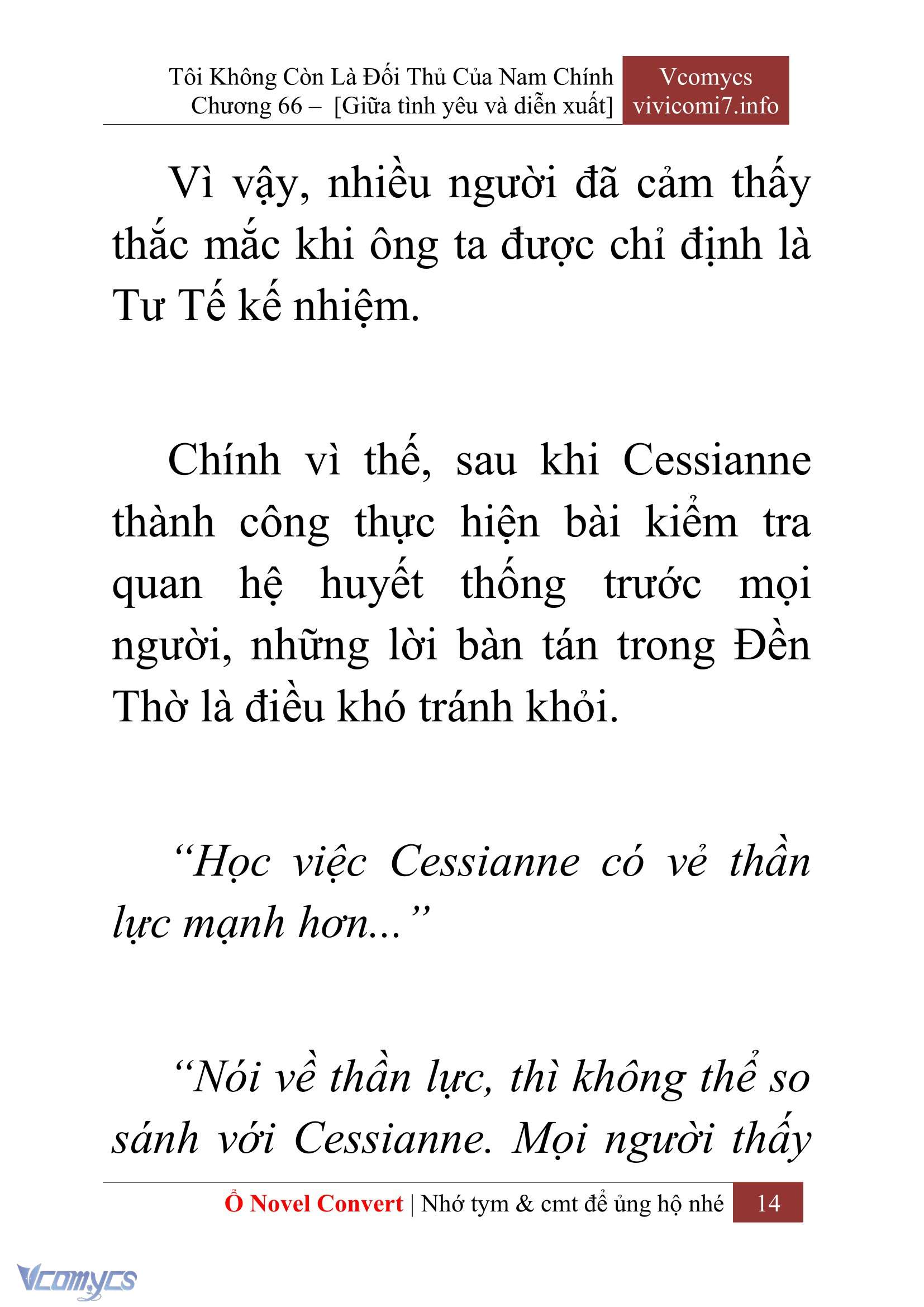 [Novel] Tôi Không Còn Là Đối Thủ Của Nam Chính Chapter  66 - 16