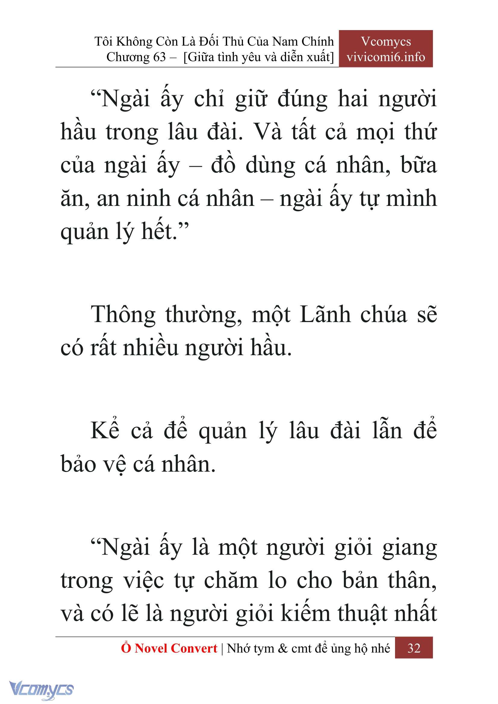 [Novel] Tôi Không Còn Là Đối Thủ Của Nam Chính Chapter  63 - 34