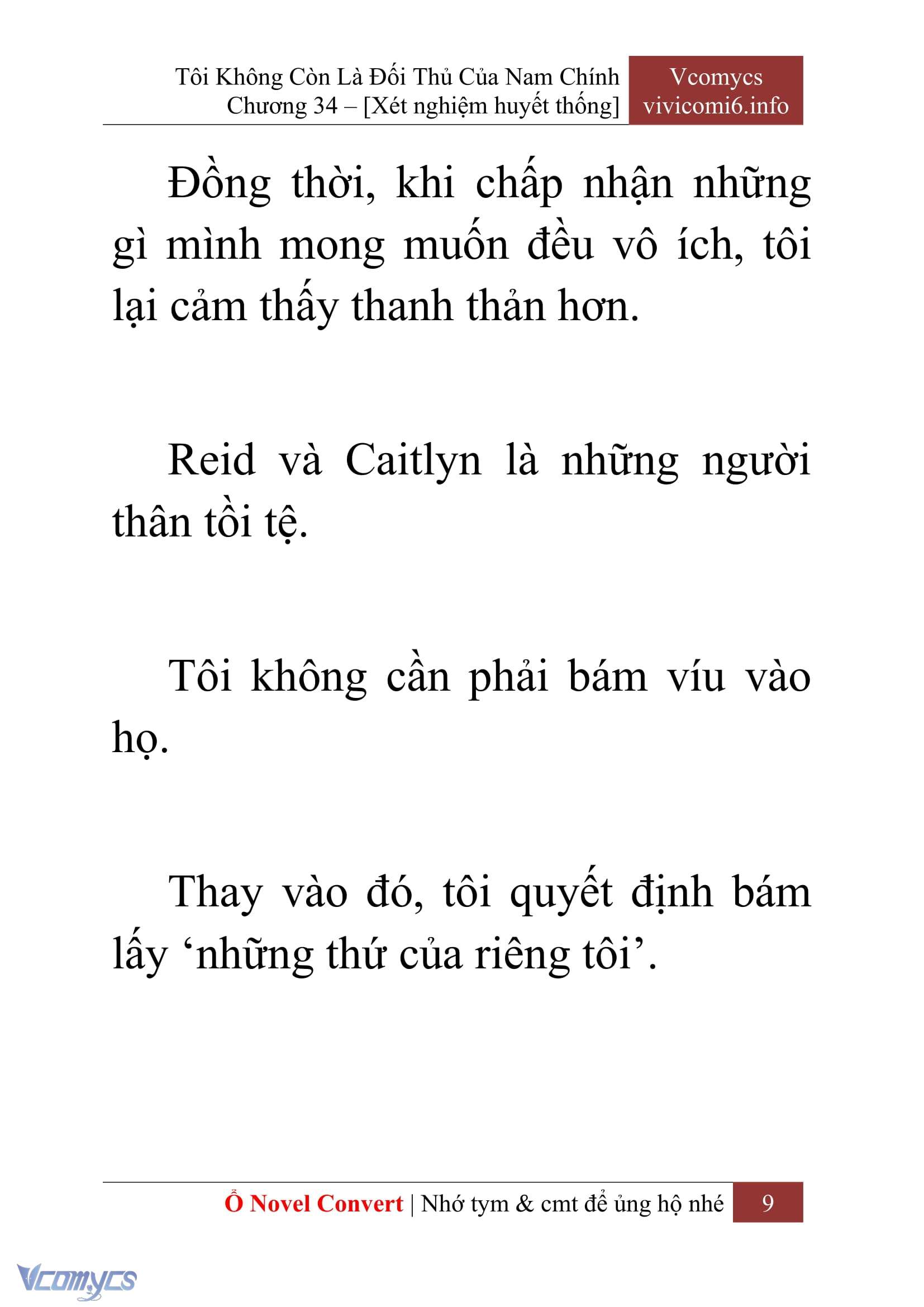 [Novel] Tôi Không Còn Là Đối Thủ Của Nam Chính Chapter  34 - 11