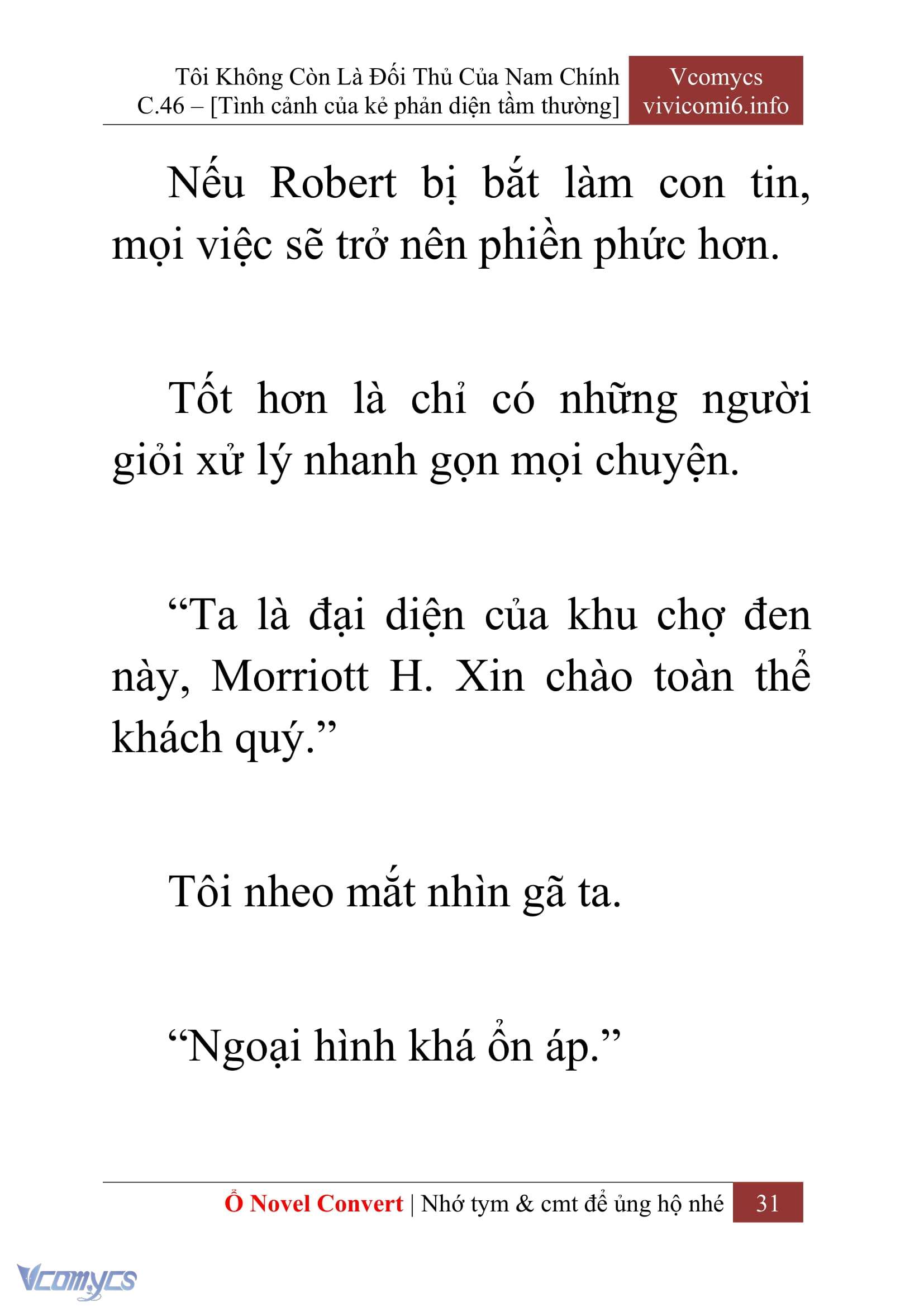 [Novel] Tôi Không Còn Là Đối Thủ Của Nam Chính Chapter  46 - 33