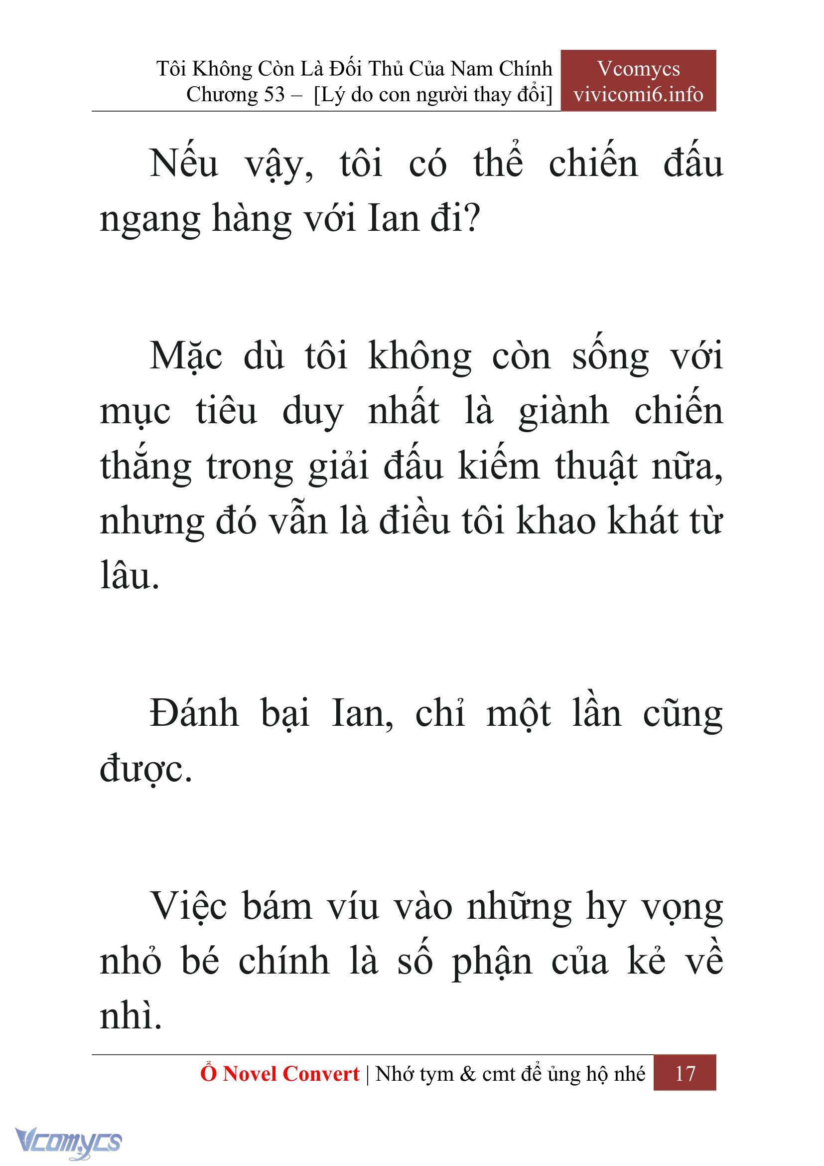 [Novel] Tôi Không Còn Là Đối Thủ Của Nam Chính Chapter  53 - 19