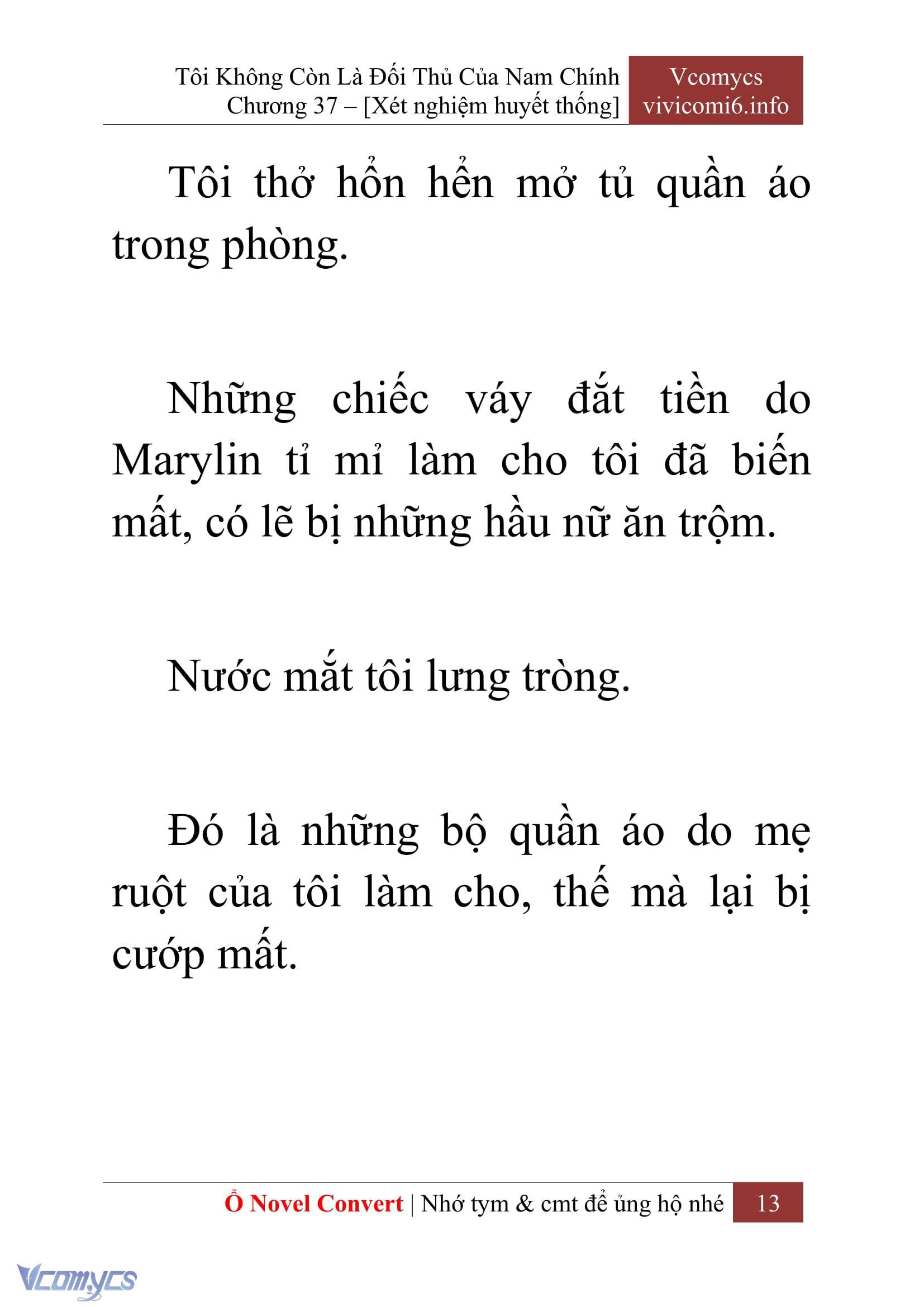 [Novel] Tôi Không Còn Là Đối Thủ Của Nam Chính Chapter  37 - 15