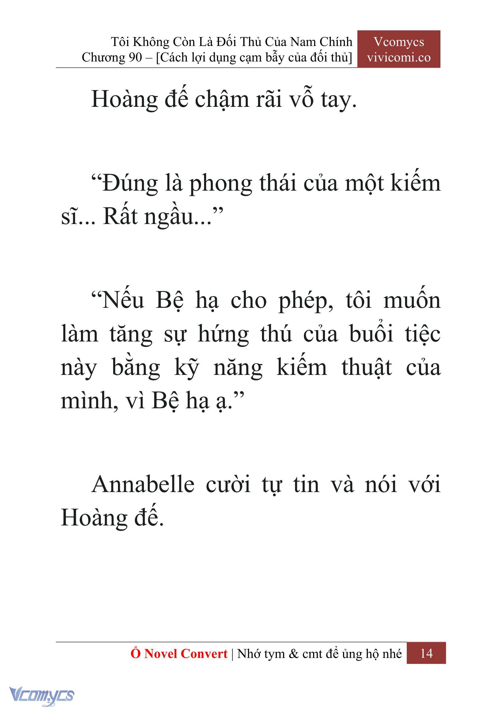 [Novel] Tôi Không Còn Là Đối Thủ Của Nam Chính Chapter  90 - 16