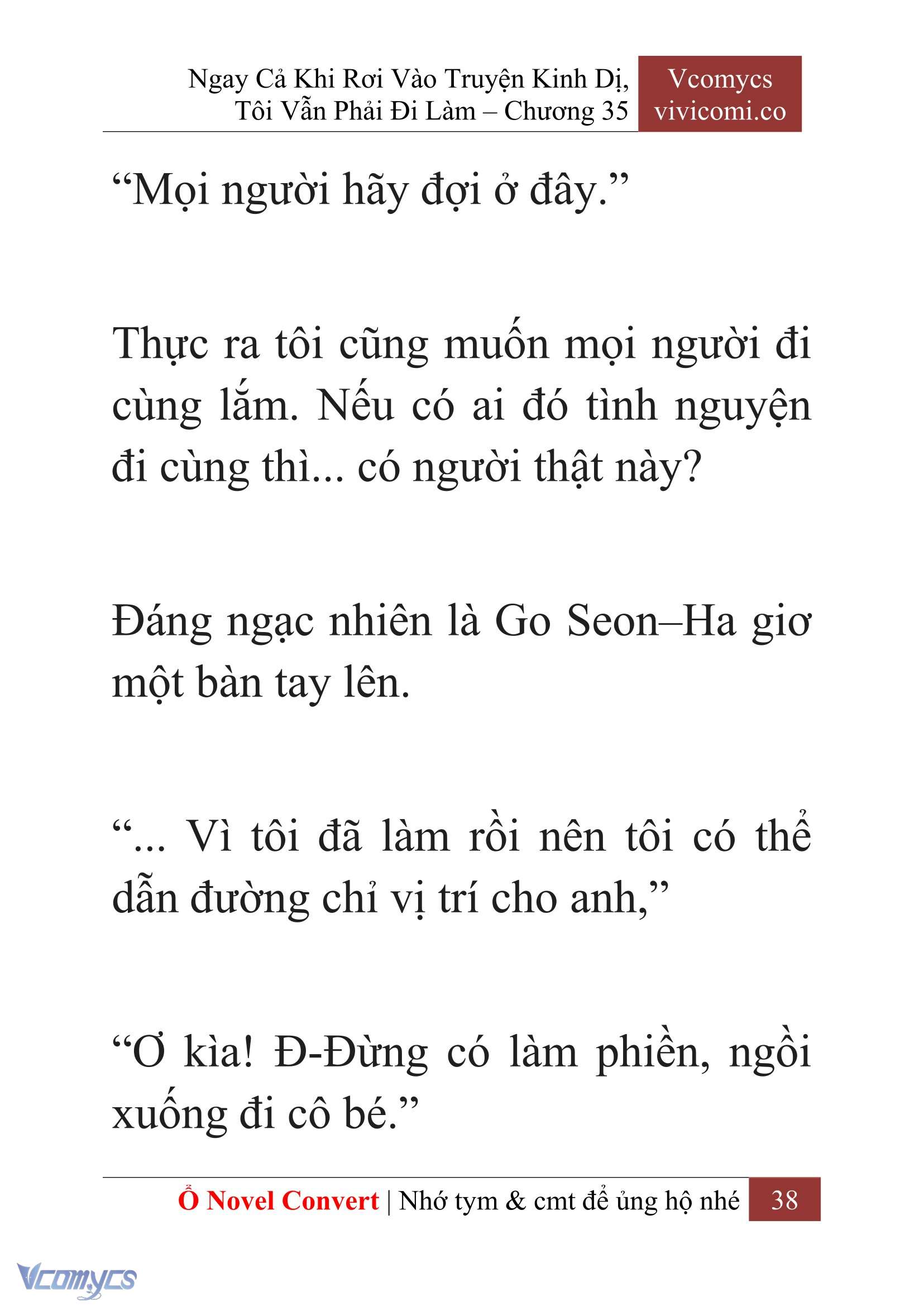 [Novel] Ngay Cả Khi Rơi Vào Truyện Kinh Dị, Tôi Vẫn Phải Đi Làm Chapter  35 - 40