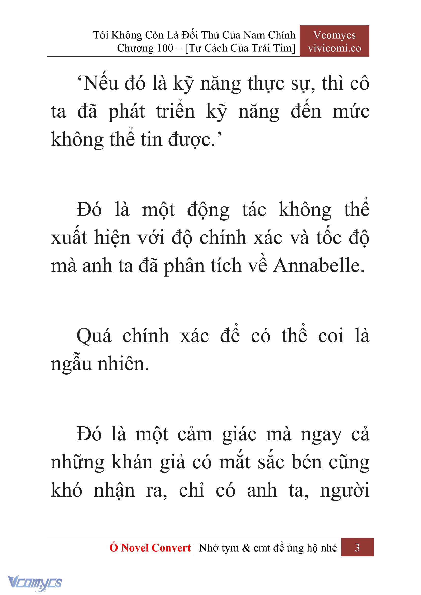 [Novel] Tôi Không Còn Là Đối Thủ Của Nam Chính Chapter  100 - 5