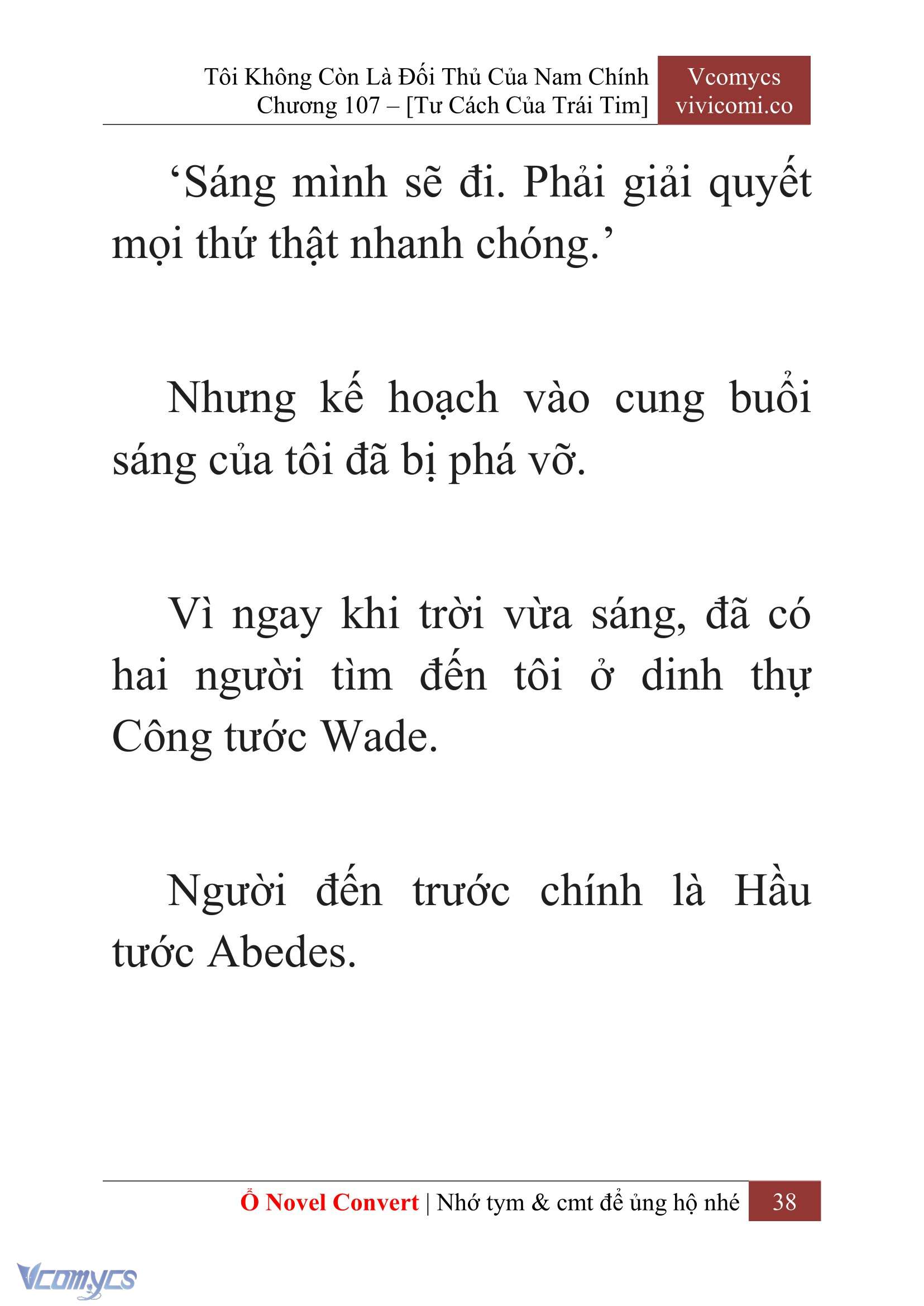 [Novel] Tôi Không Còn Là Đối Thủ Của Nam Chính Chapter  107 - 40