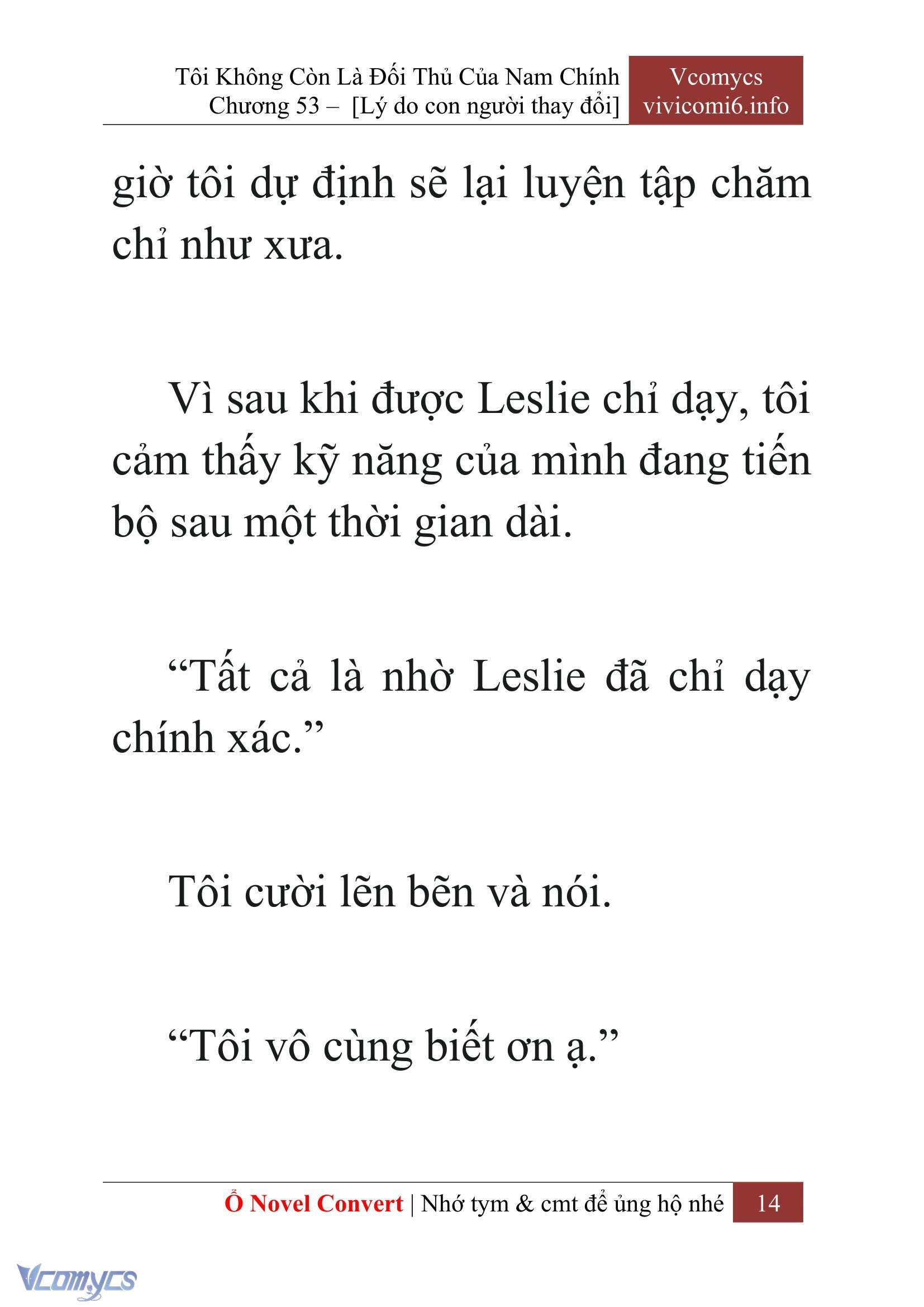 [Novel] Tôi Không Còn Là Đối Thủ Của Nam Chính Chapter  53 - 16