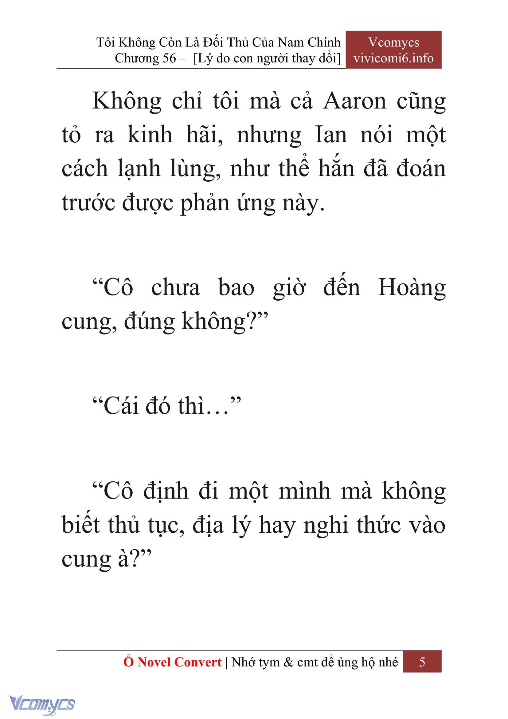 [Novel] Tôi Không Còn Là Đối Thủ Của Nam Chính Chapter  56 - 7