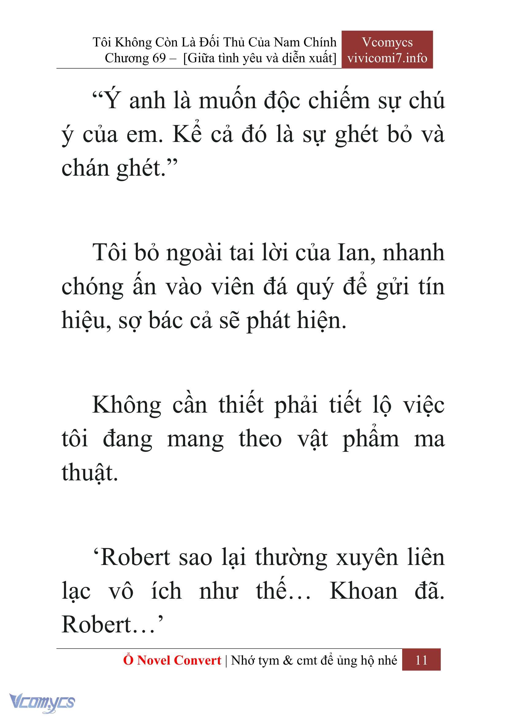 [Novel] Tôi Không Còn Là Đối Thủ Của Nam Chính Chapter  69 - 13