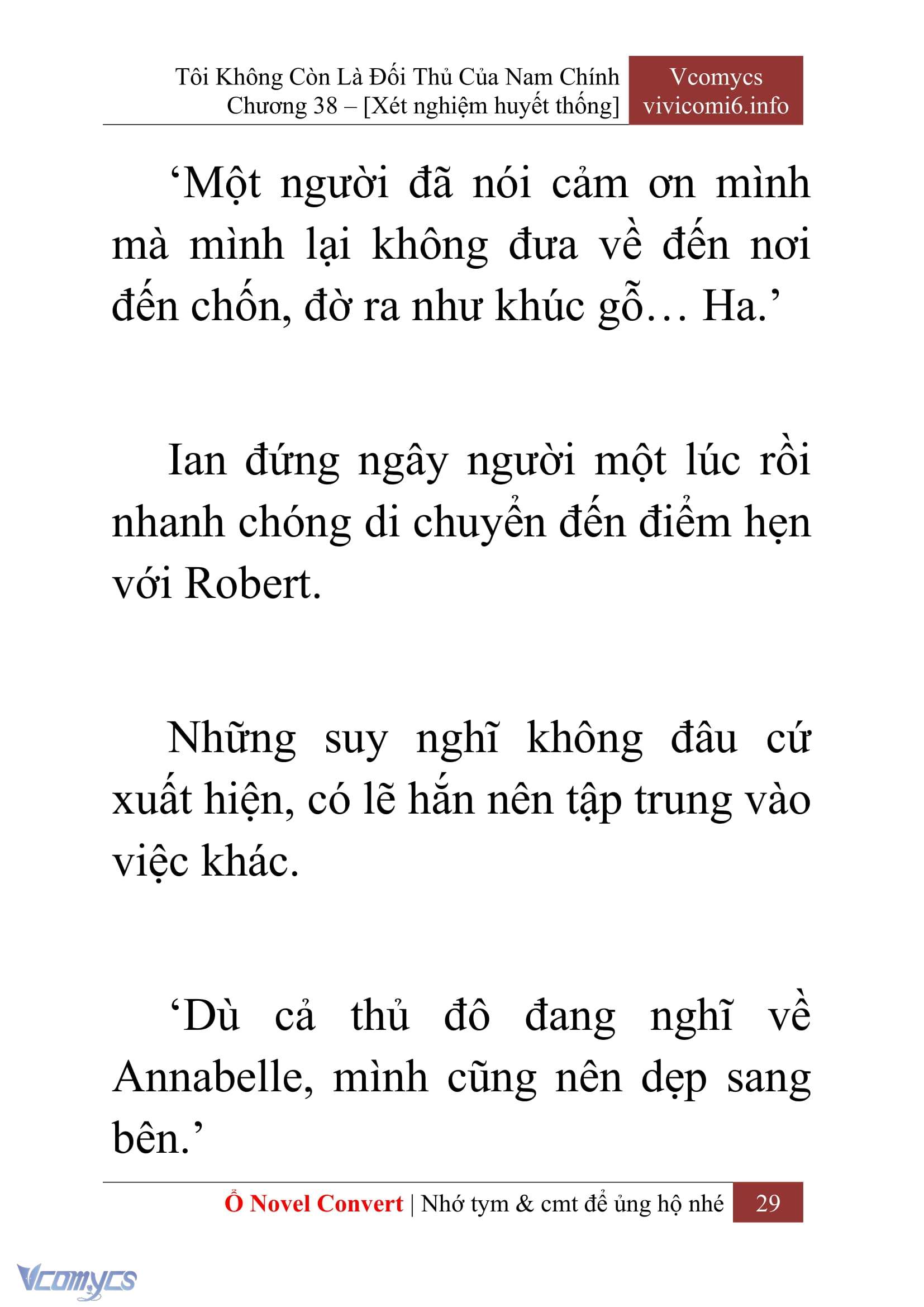 [Novel] Tôi Không Còn Là Đối Thủ Của Nam Chính Chapter  38 - 31