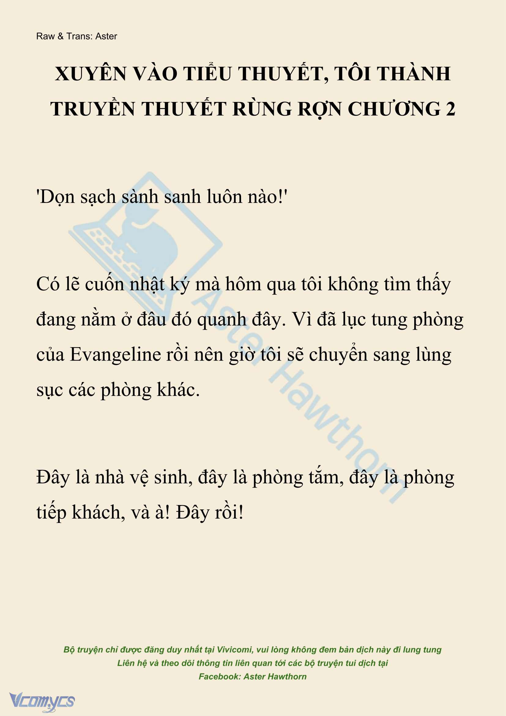 [Novel] Xuyên Vào Tiểu Thuyết, Tôi Thành Truyền Thuyết Rùng Rợn Chapter 2 - 1