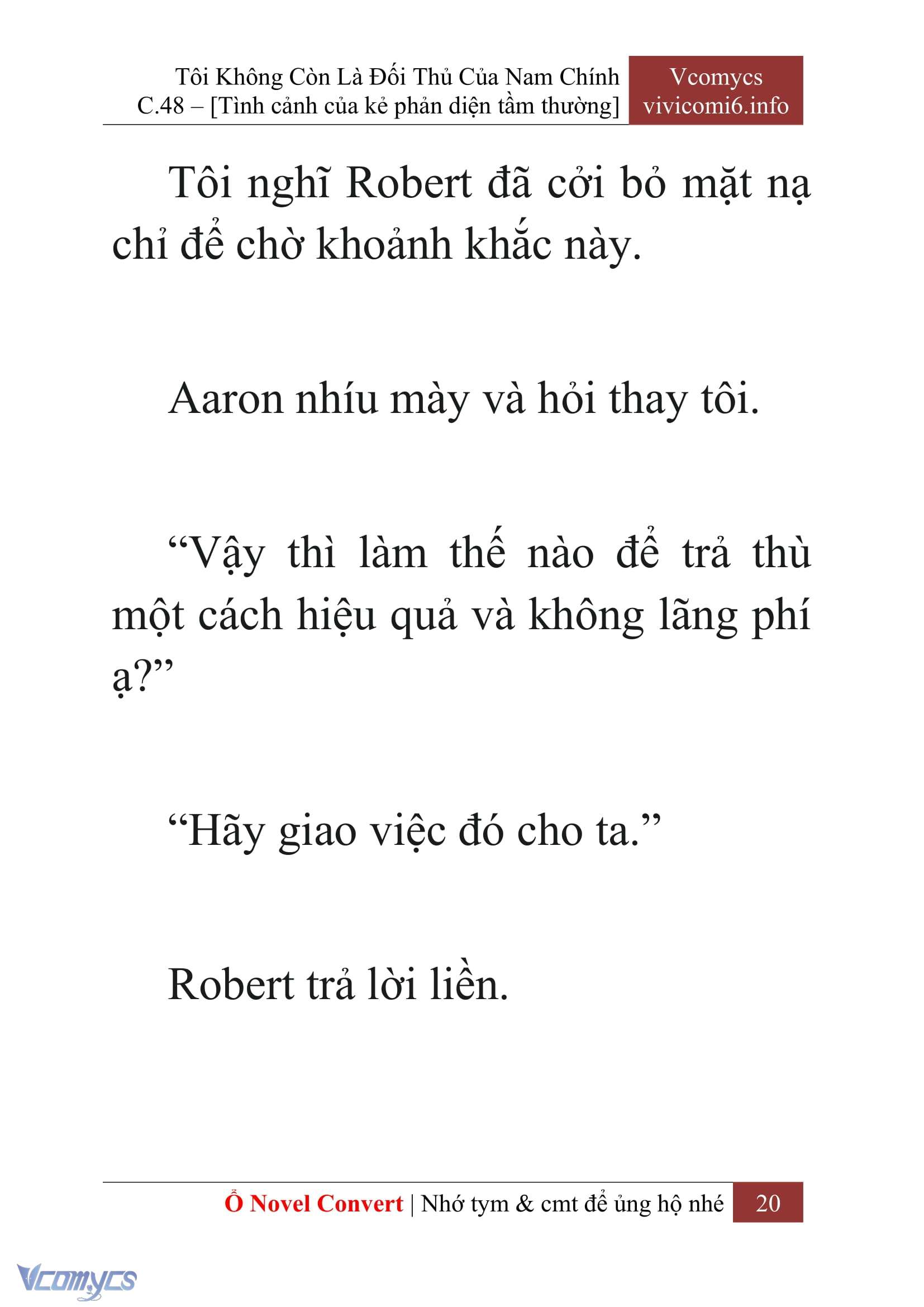 [Novel] Tôi Không Còn Là Đối Thủ Của Nam Chính Chapter  48 - 22