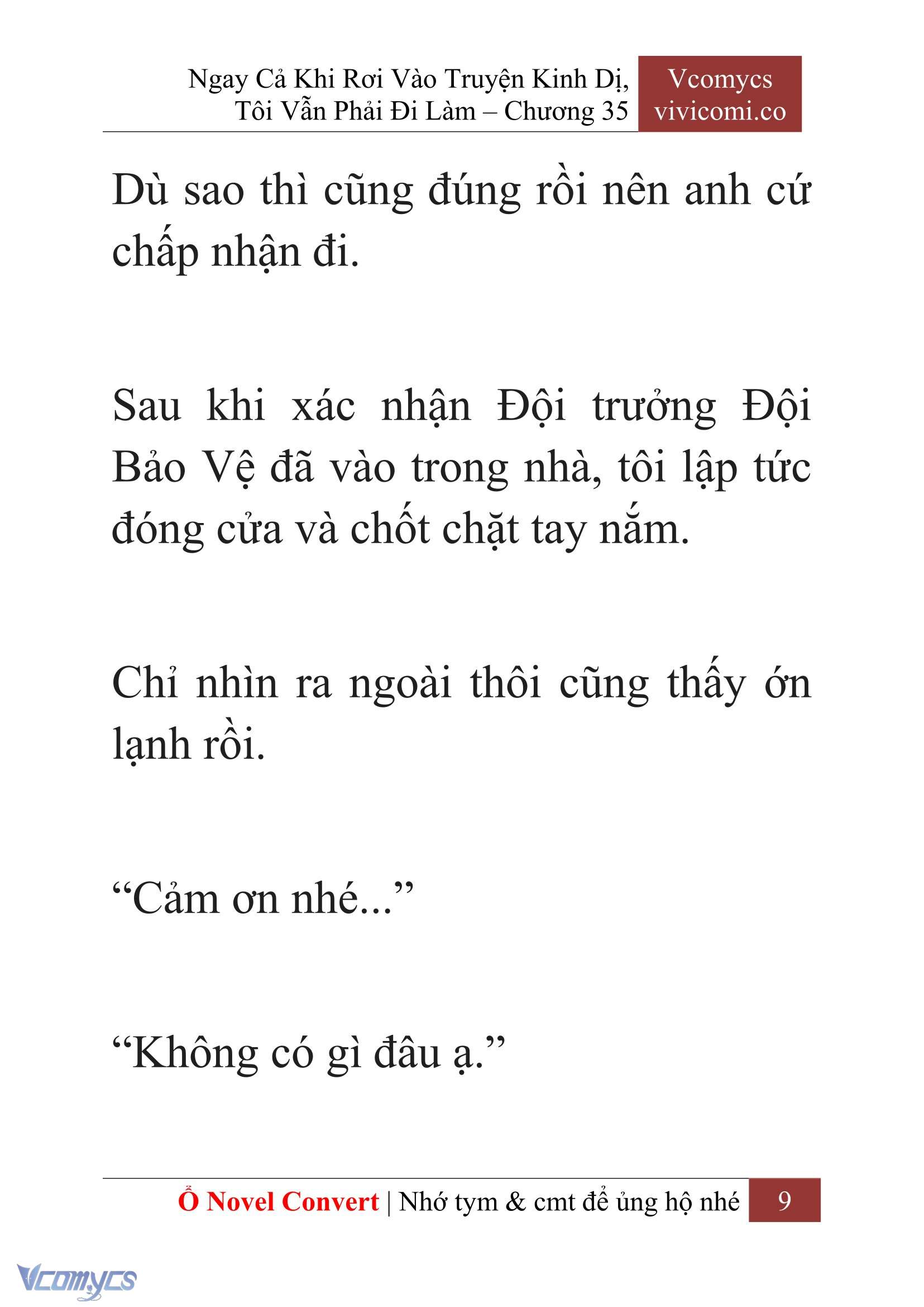 [Novel] Ngay Cả Khi Rơi Vào Truyện Kinh Dị, Tôi Vẫn Phải Đi Làm Chapter  35 - 11