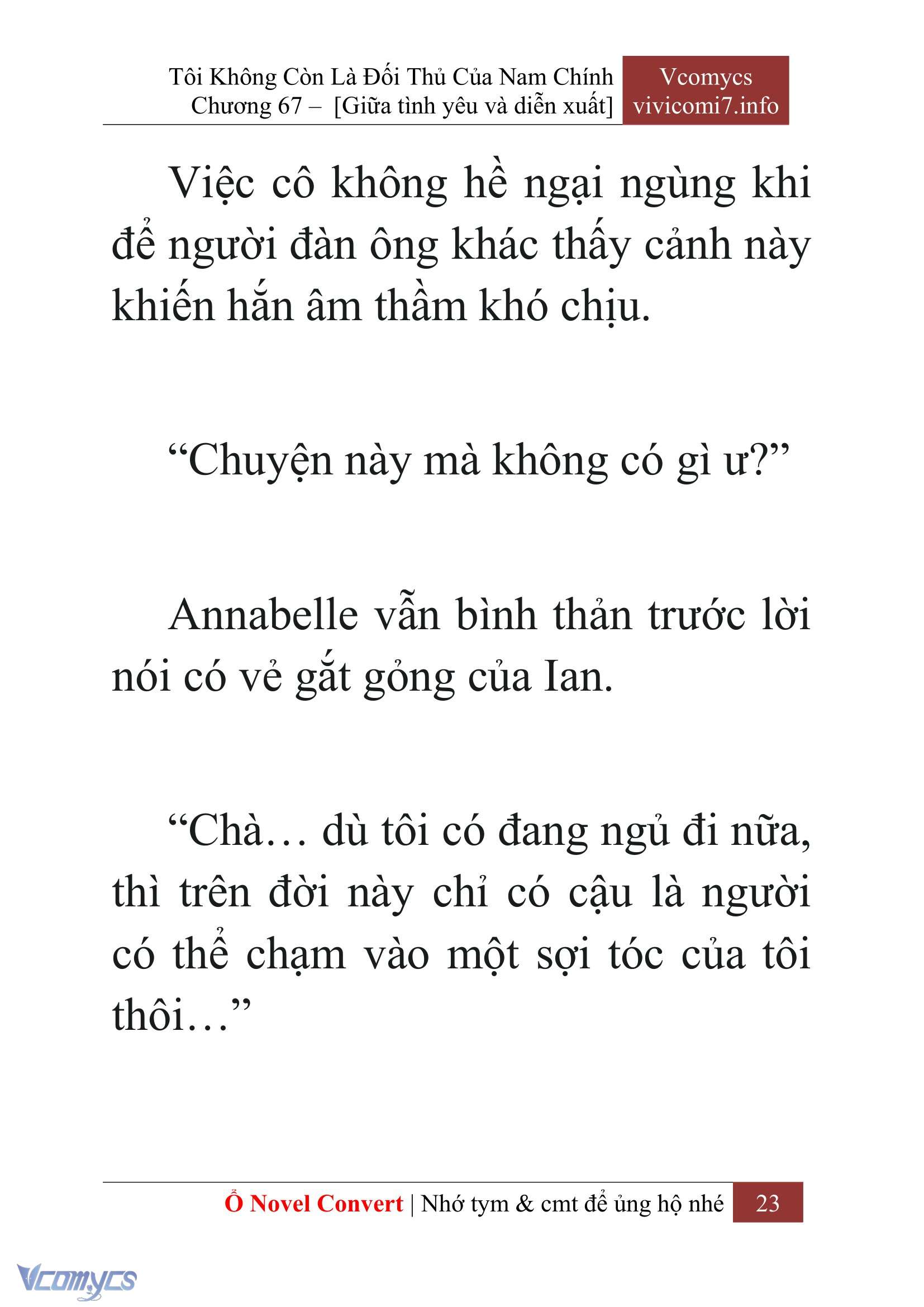 [Novel] Tôi Không Còn Là Đối Thủ Của Nam Chính Chapter  67 - 25