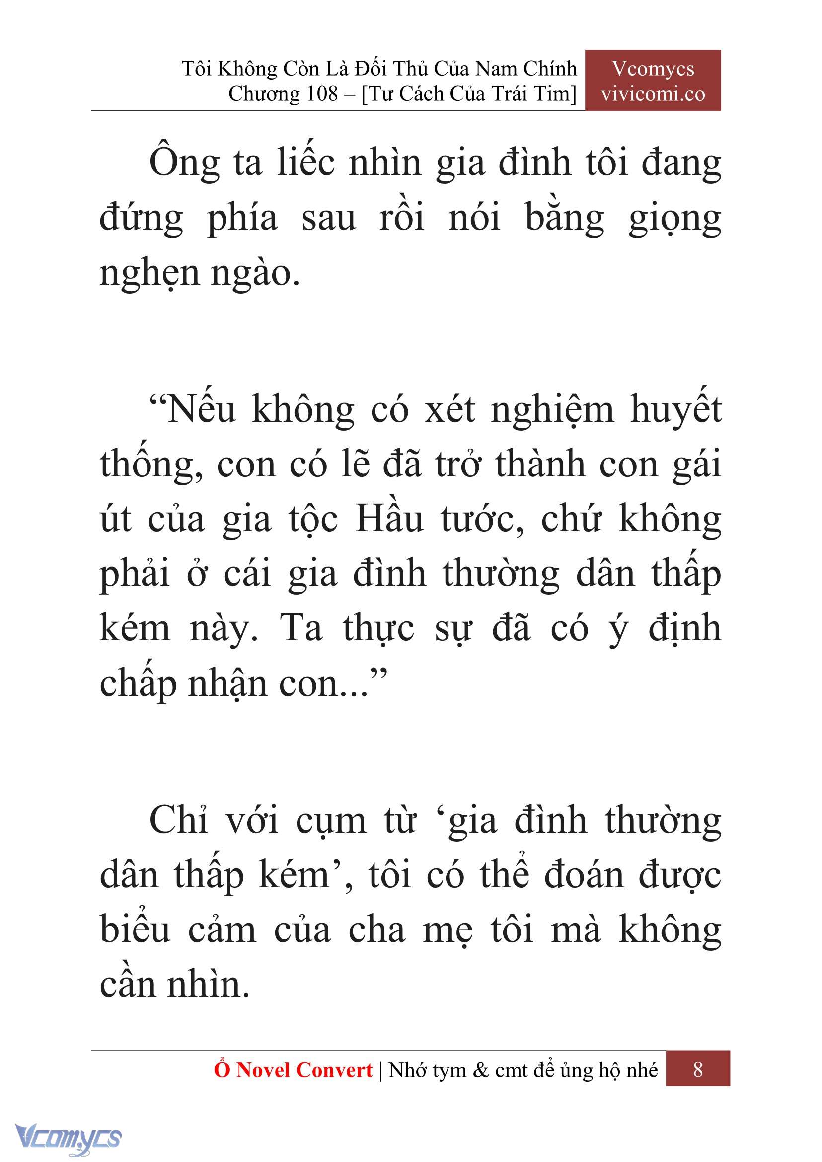 [Novel] Tôi Không Còn Là Đối Thủ Của Nam Chính Chapter  108 - 10
